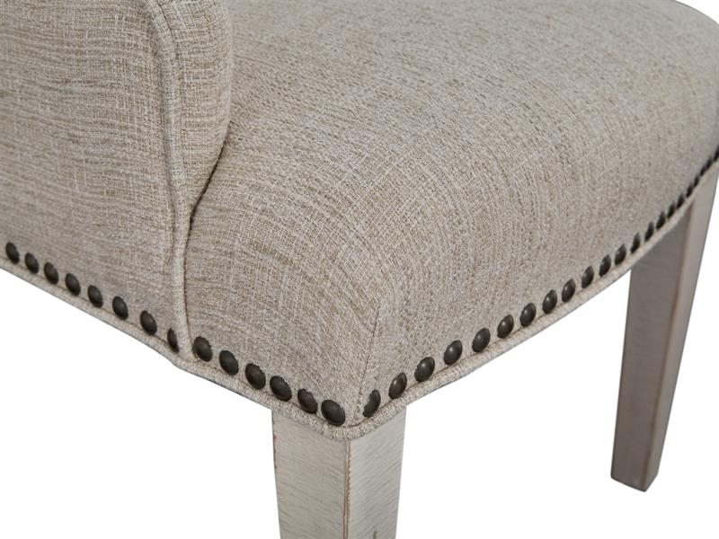 SM Bronwyn Fabric/Wood Host Dining Side Chair