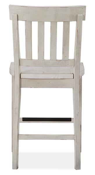 Nutmeg and Rustic Cream Counter Height Chair