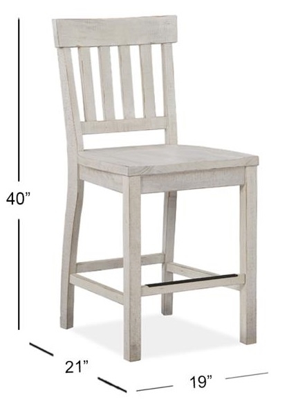 Furnishings - Sarasota - Wood Counter Chairs