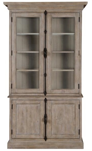 SM Tinley Park Wood/Glass China Cabinet w/4 Doors