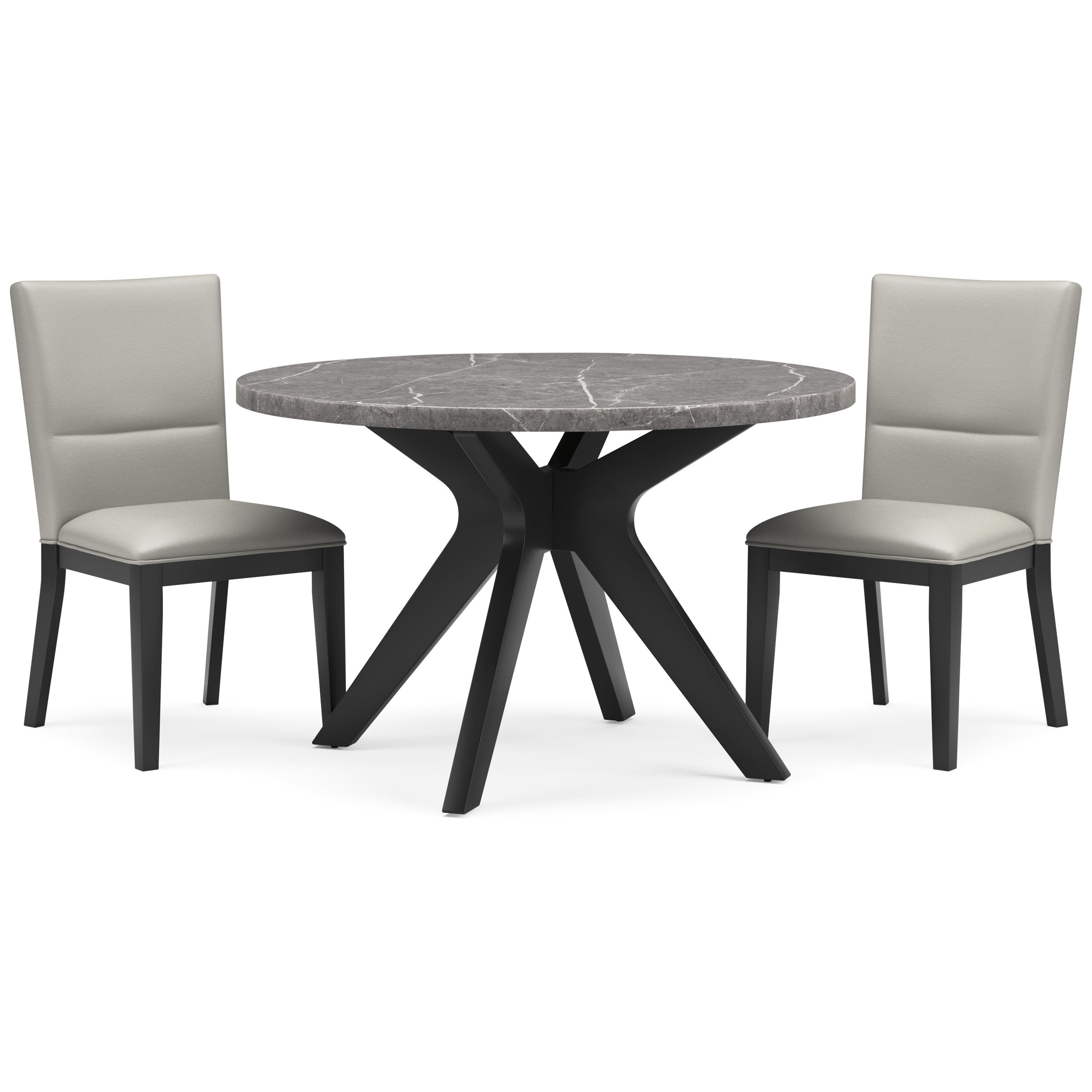 Glinari Round Wood/MDF Dining Room Set