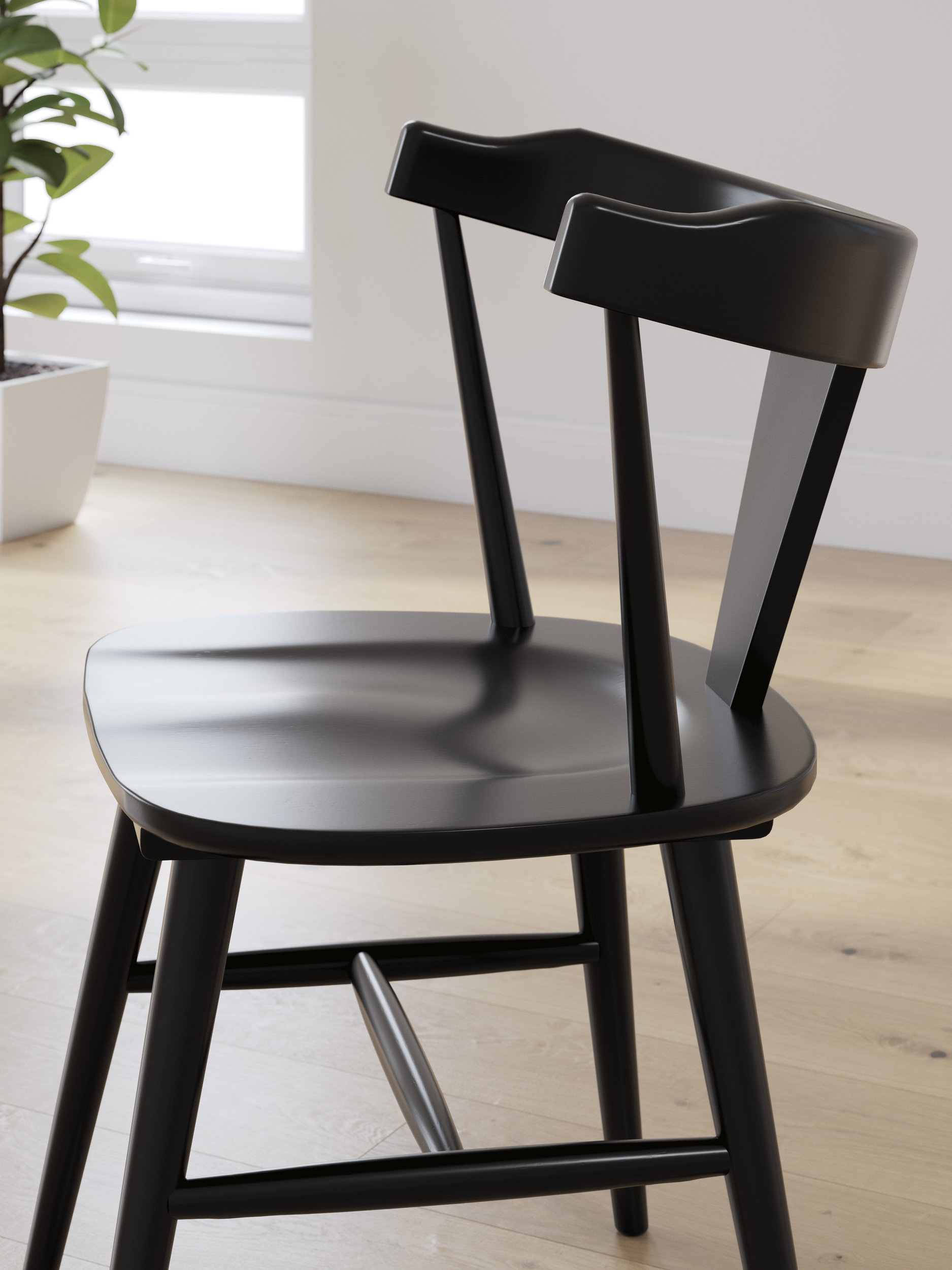 Gretlynn Wood & Metal Dining Set - Black/Natural | Ashley