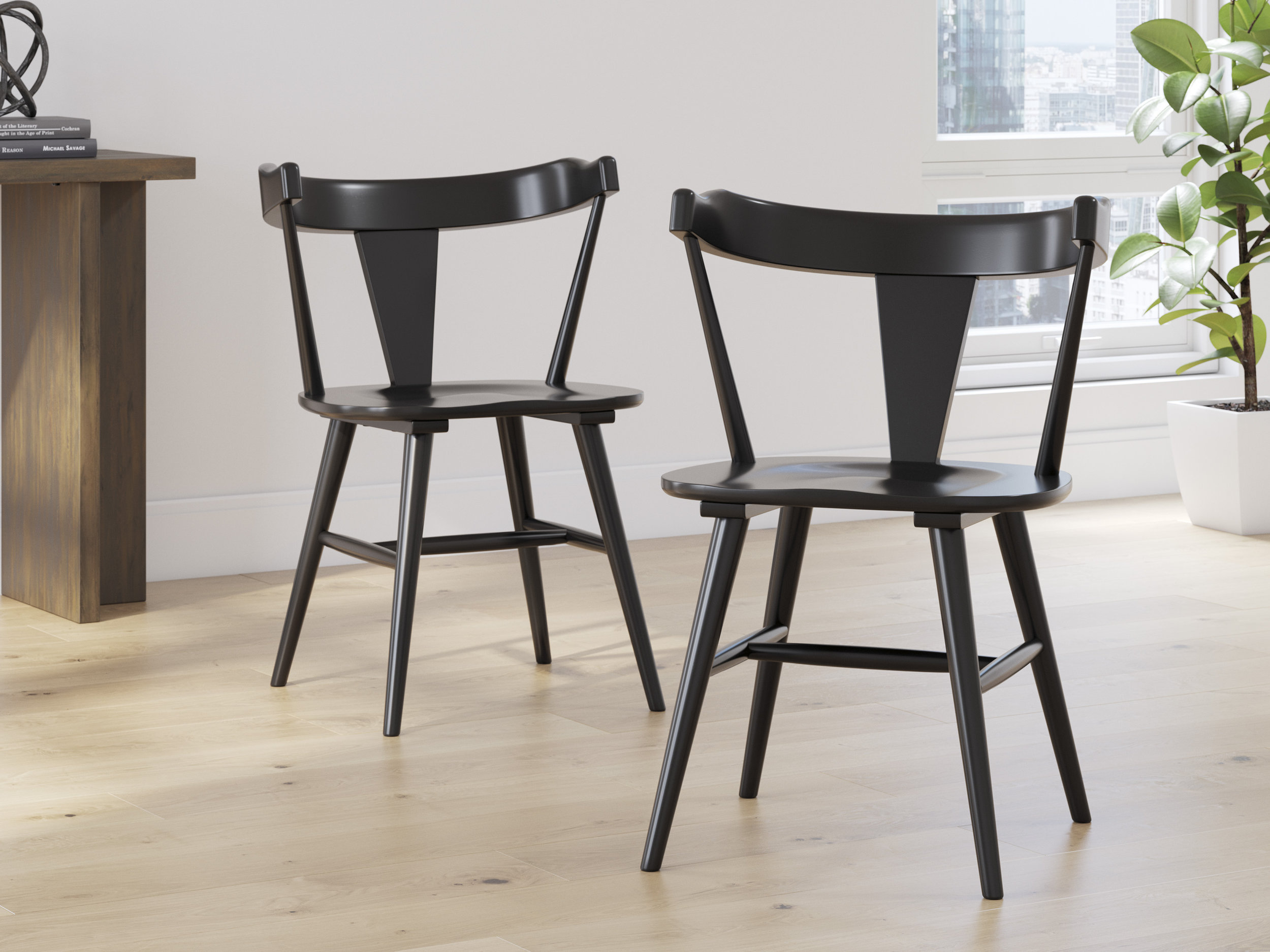 Gretlynn Wood & Metal Dining Set - Black/Natural | Ashley