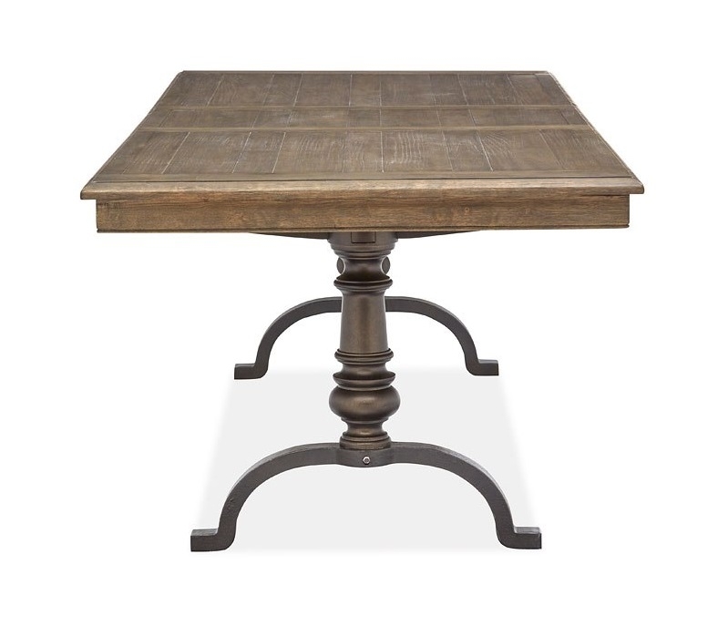 SM Roxbury Manor Wood/Metal Extendable Dining Table