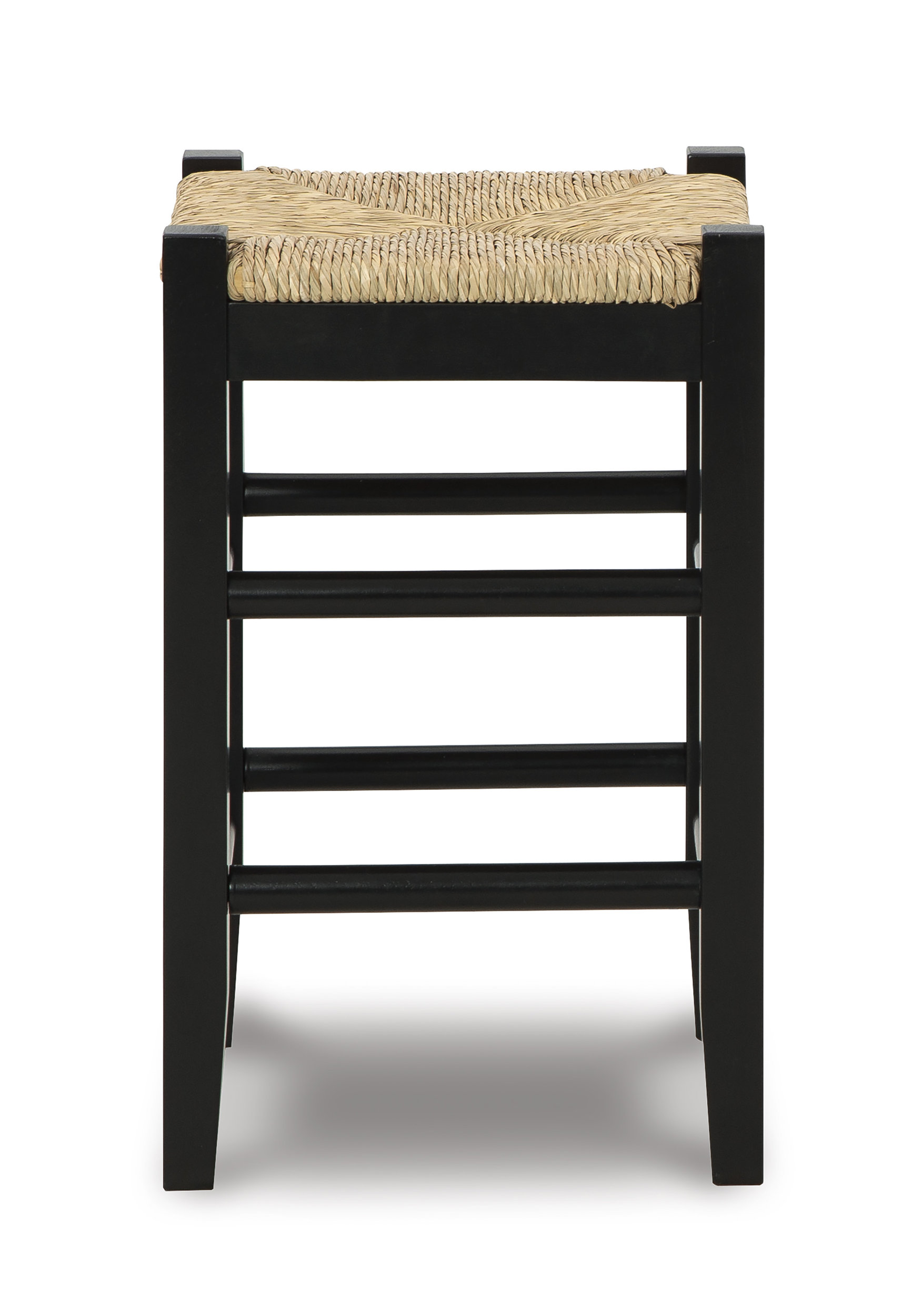 Mirimyn Hyacinth Stool - Woven Counter Height Wood Stool | Sohomod