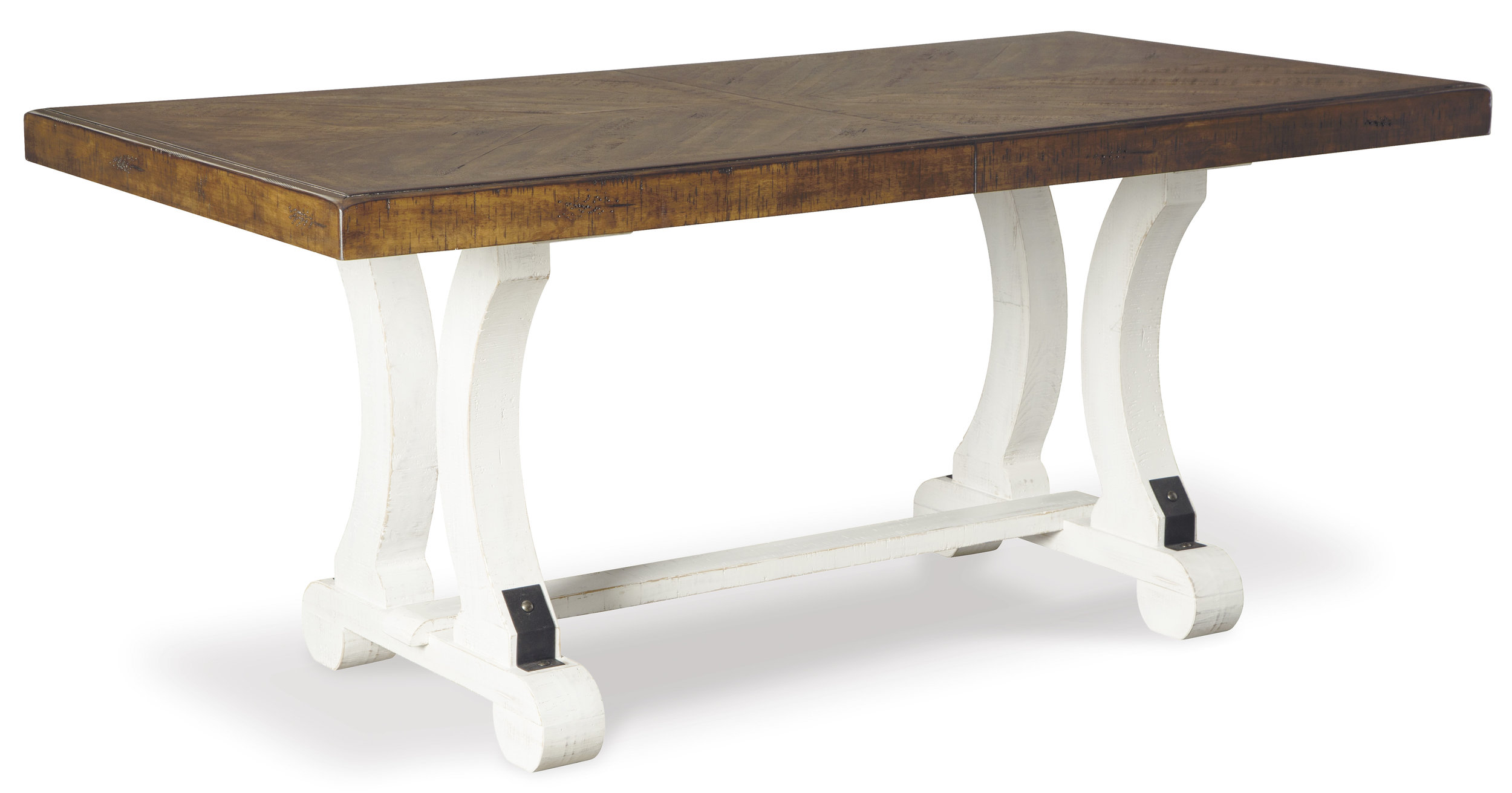 Valebeck Rectangular Dining Set - White & Brown | Ashley