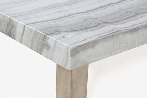 Larawyn Wood Dining Table - Bisque Rectangular Table | SohoMod