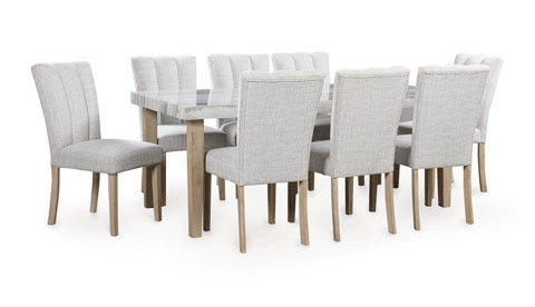 Larawyn Wood Dining Table - Bisque Rectangular Table | SohoMod