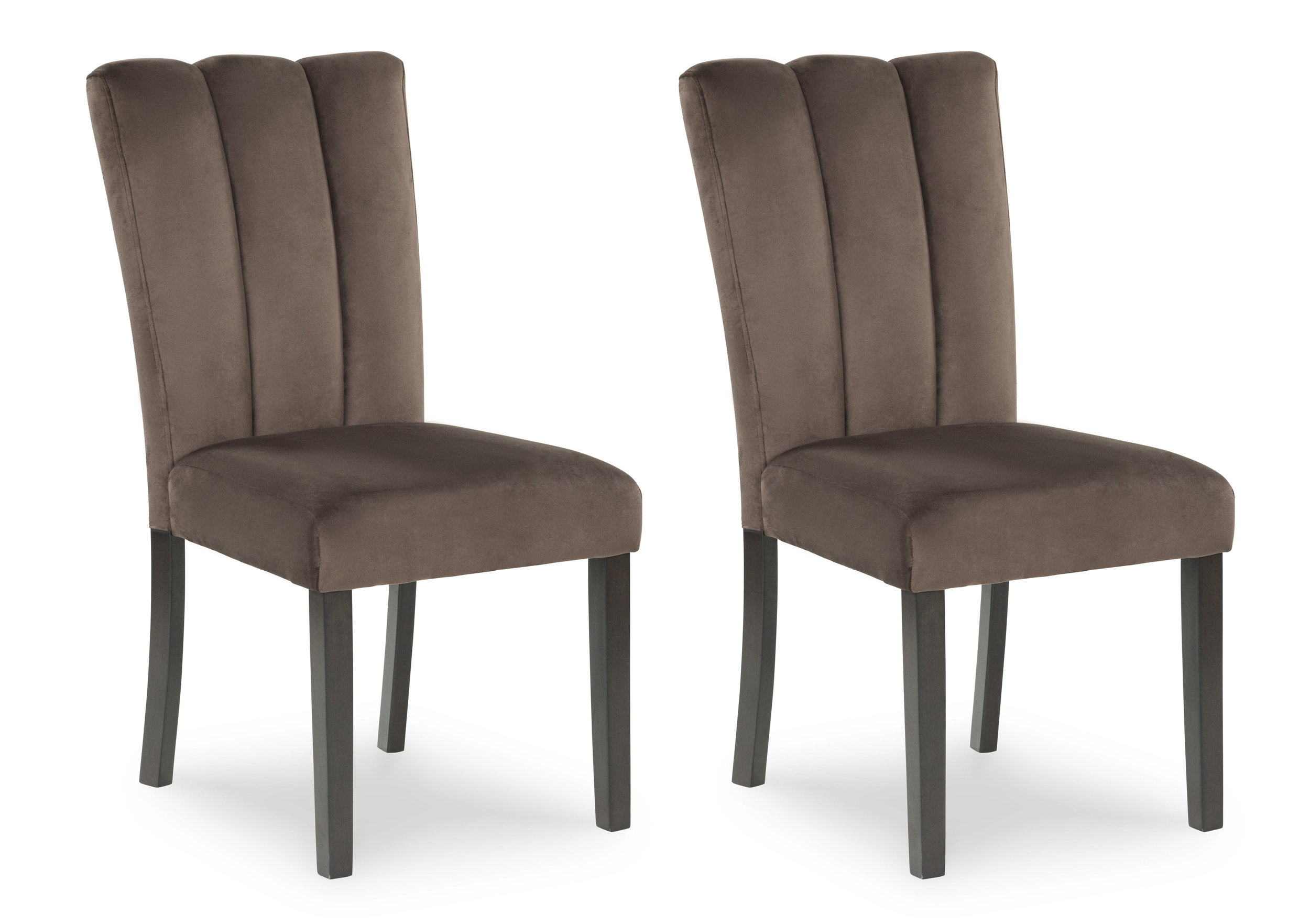 Jeshina Dining Set - Dark Brown & Beige Upholstered | Ashley