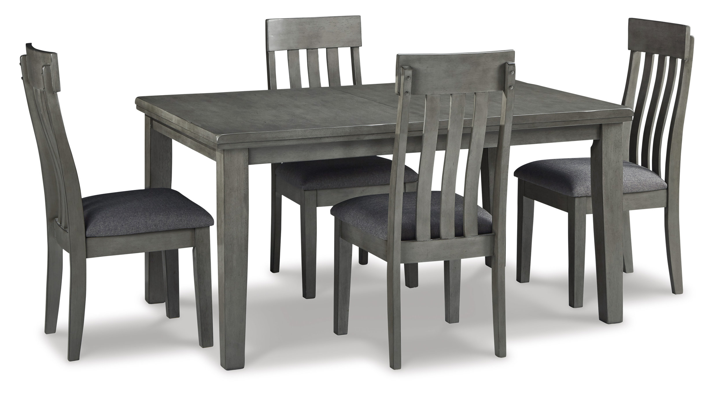 Hallanden Gray Butterfly Extendable Wood Dining Table | Ashley