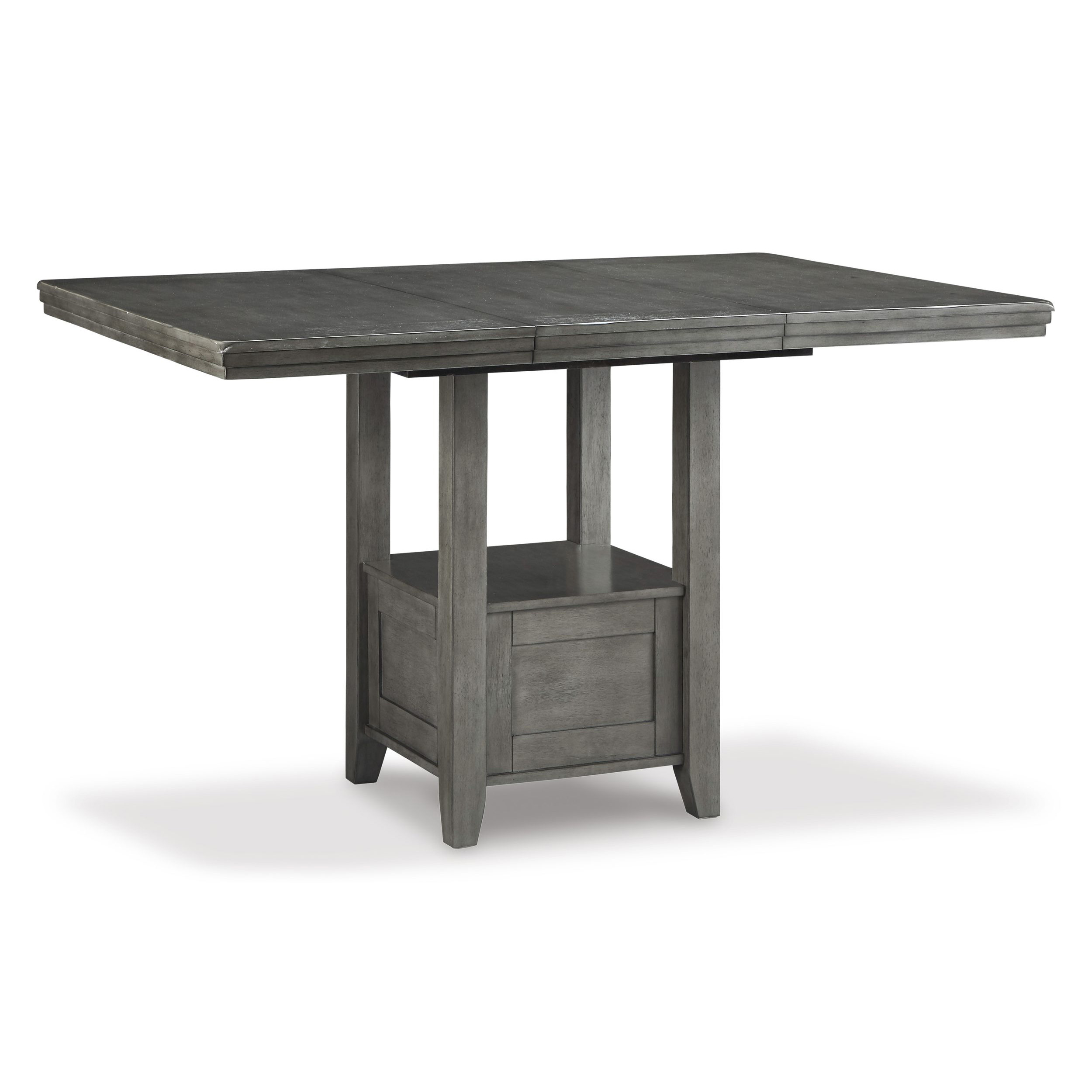 Hallanden Rectangular Wood Extendable Counter Height Dining Table