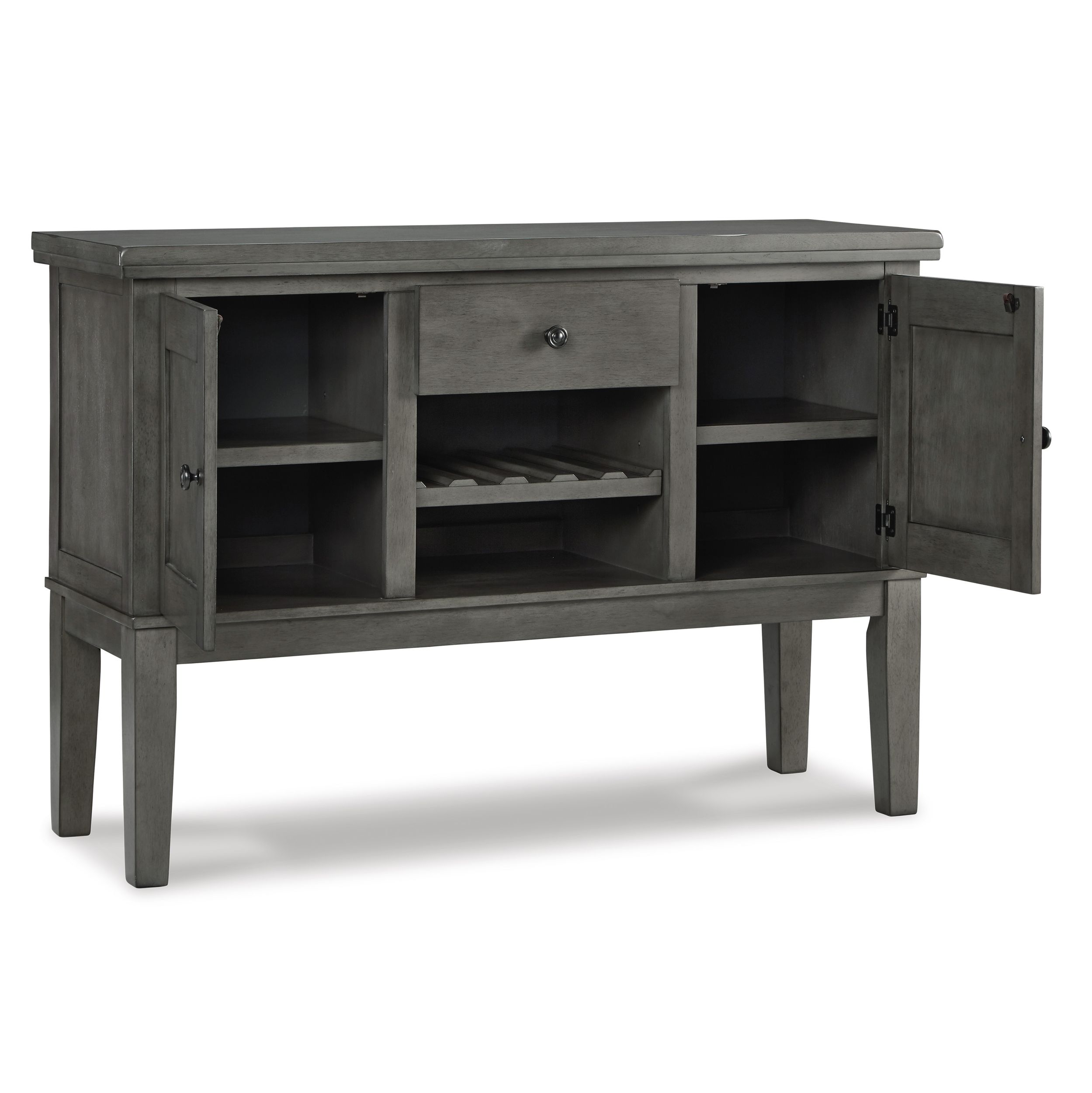 Hallanden Butterfly Extendable Dining Set - Gray | Ashley