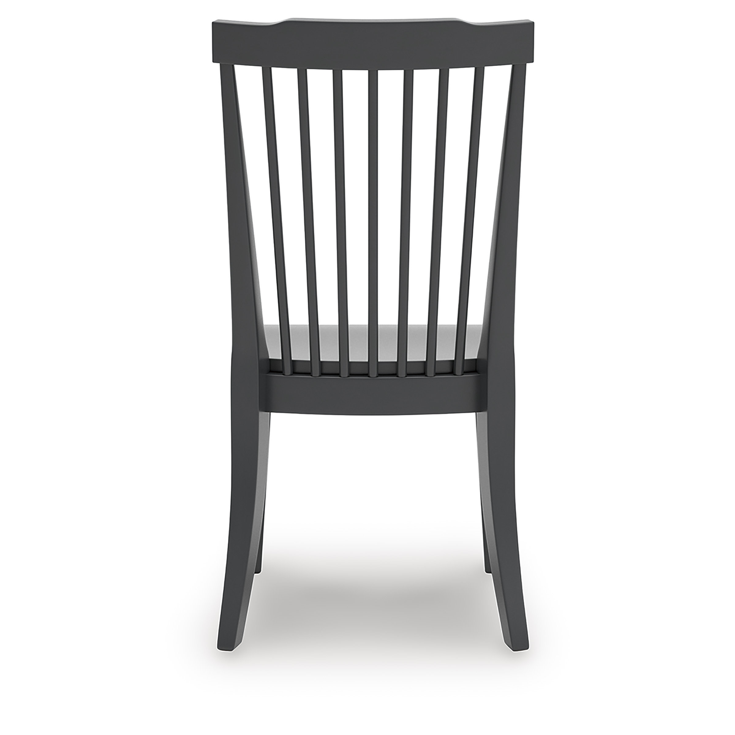 Brenkerton Modern Wood Dining Side Chair | Black Finish
