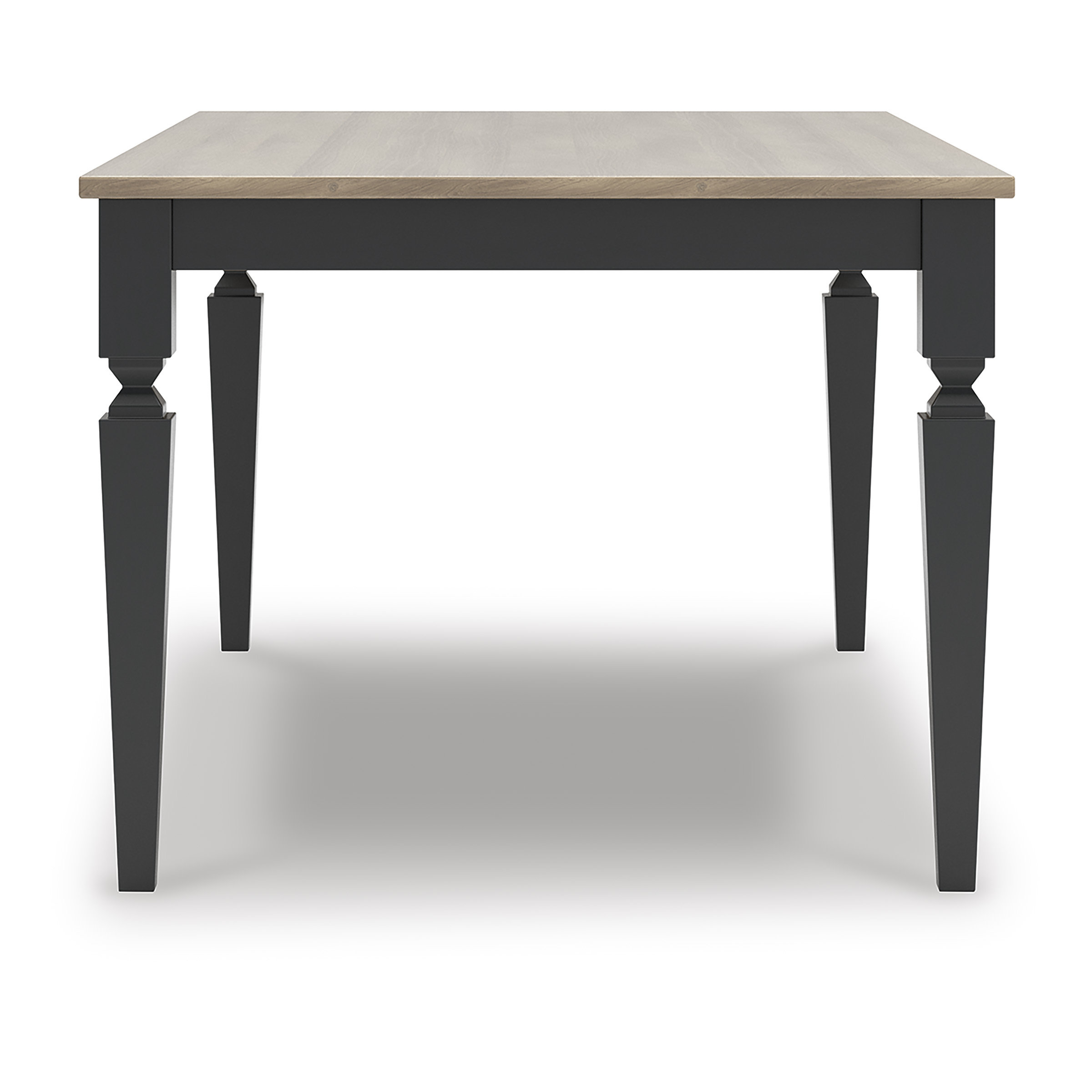 Brenkerton Two-Tone Dining Room Set | Grayish-Brown & Black