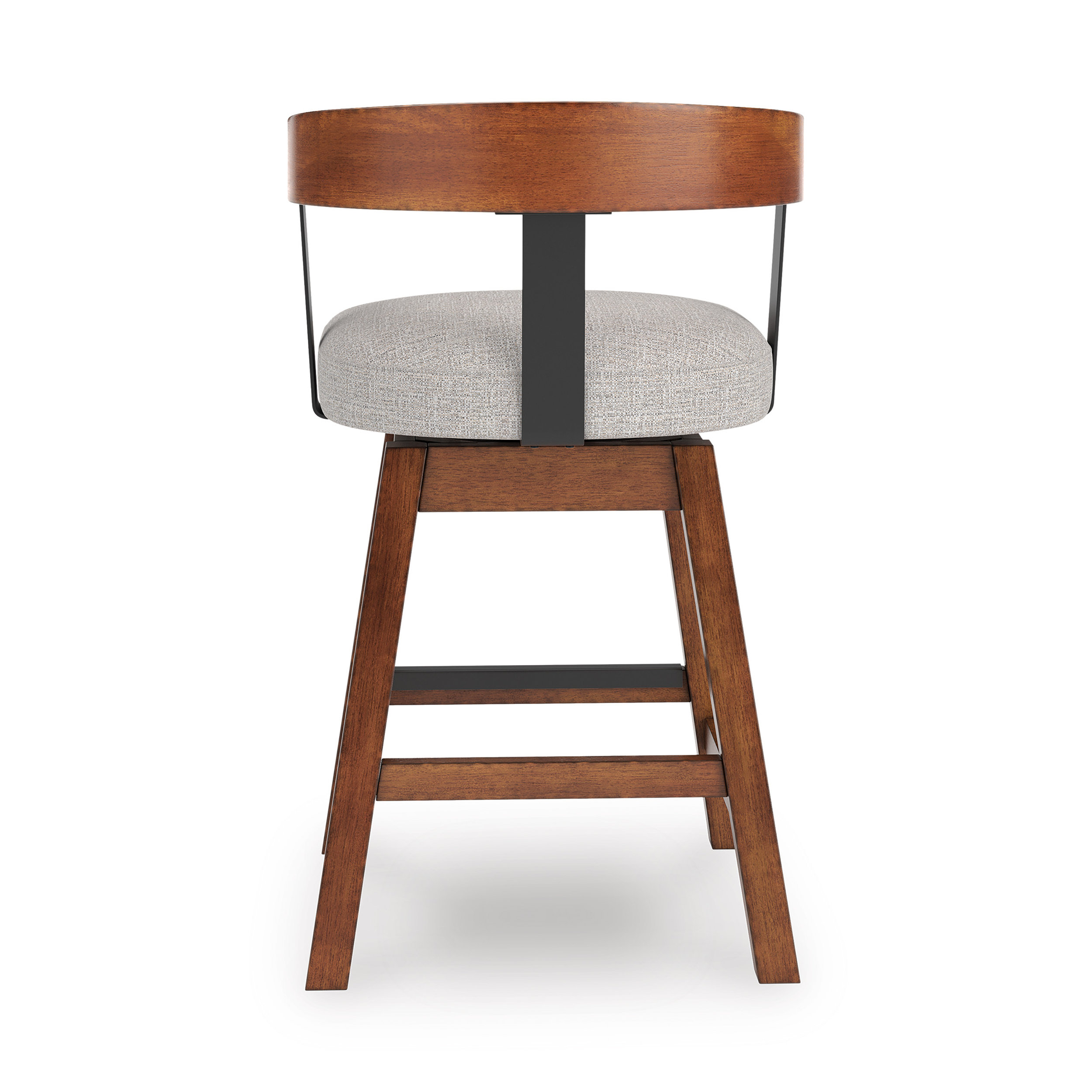 Ralene Swivel Barstool - Upholstered Bar Height Wood | Sohomod
