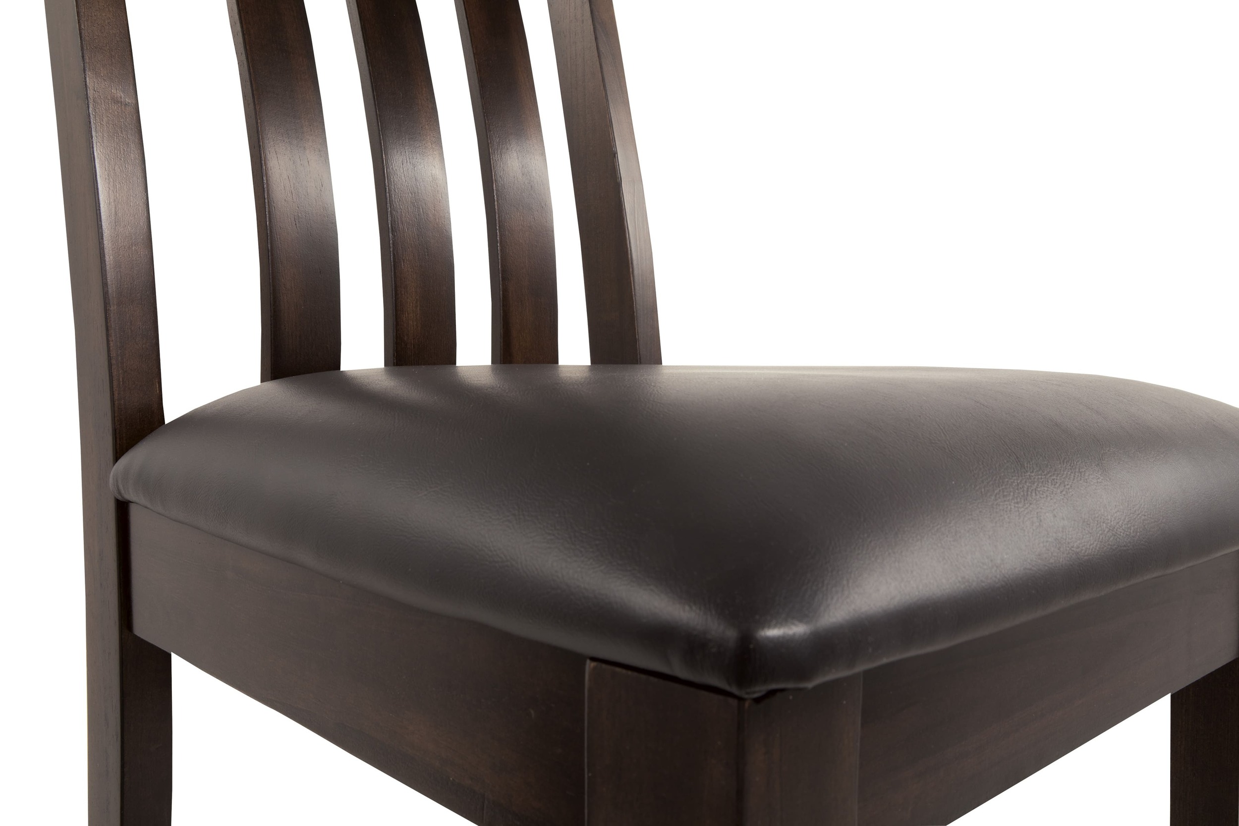 SM Haddigan Faux Leather/Wood Dining Side Chair