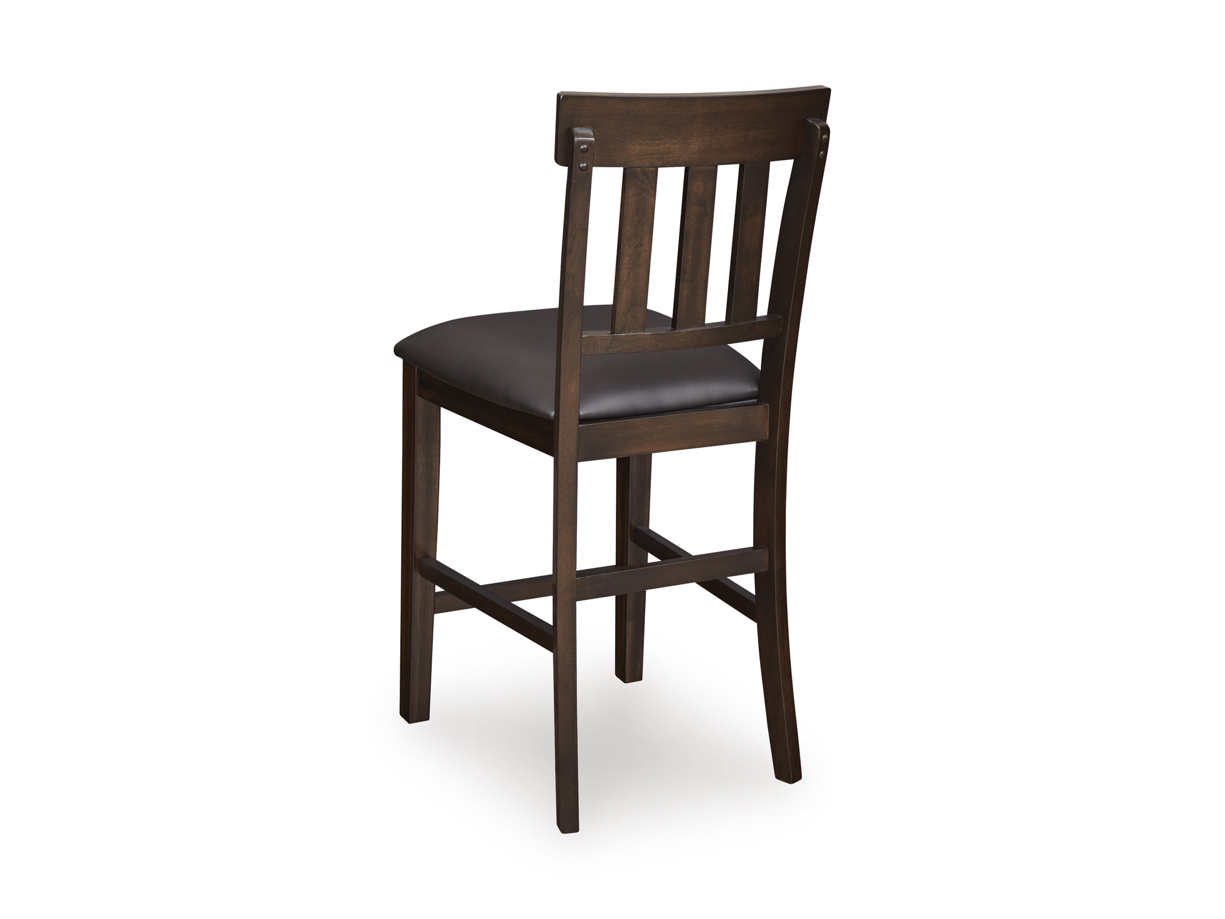 Haddigan Wood/Vinyl Upholstered Barstool