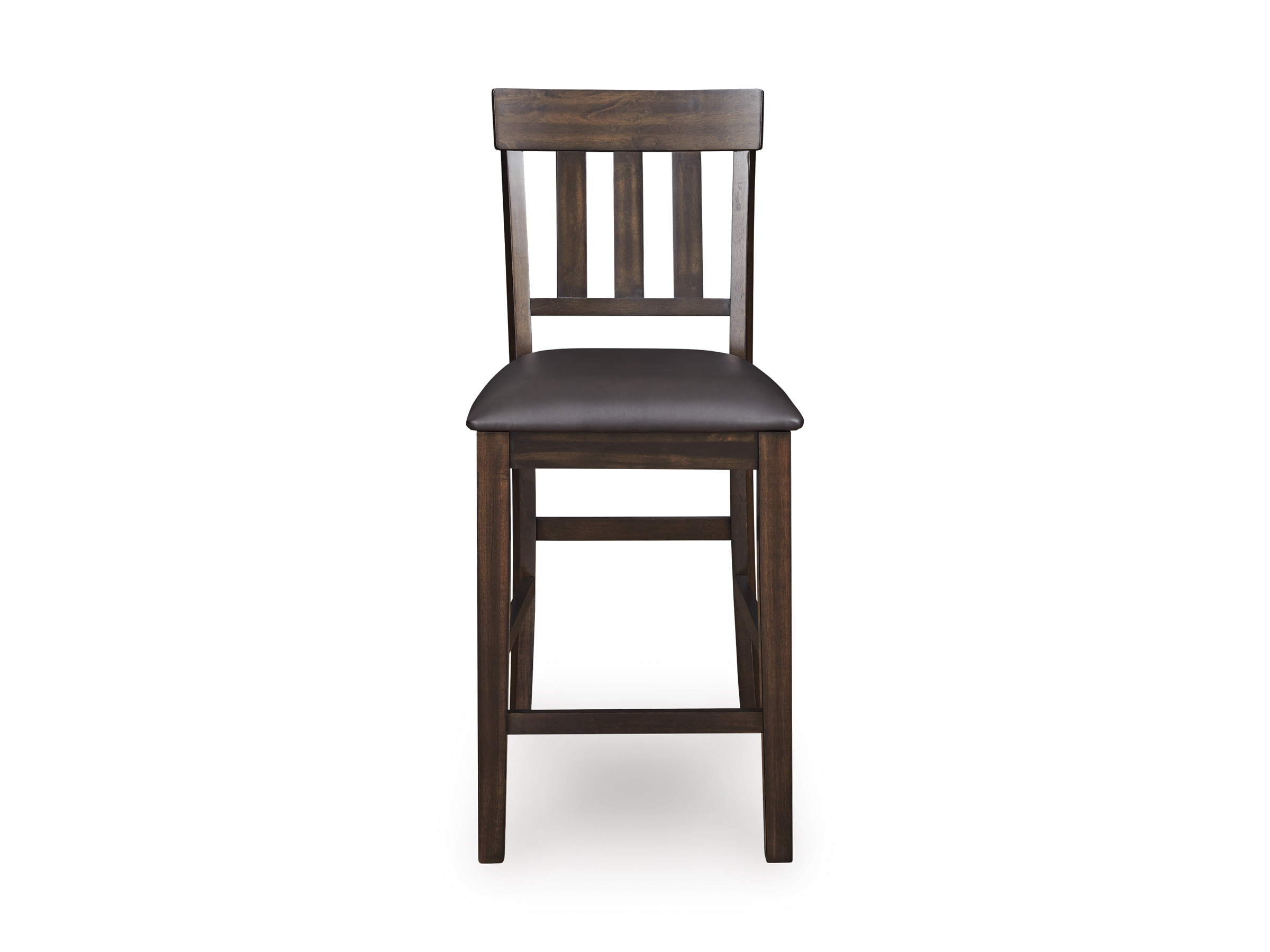 Haddigan Wood/Vinyl Upholstered Barstool