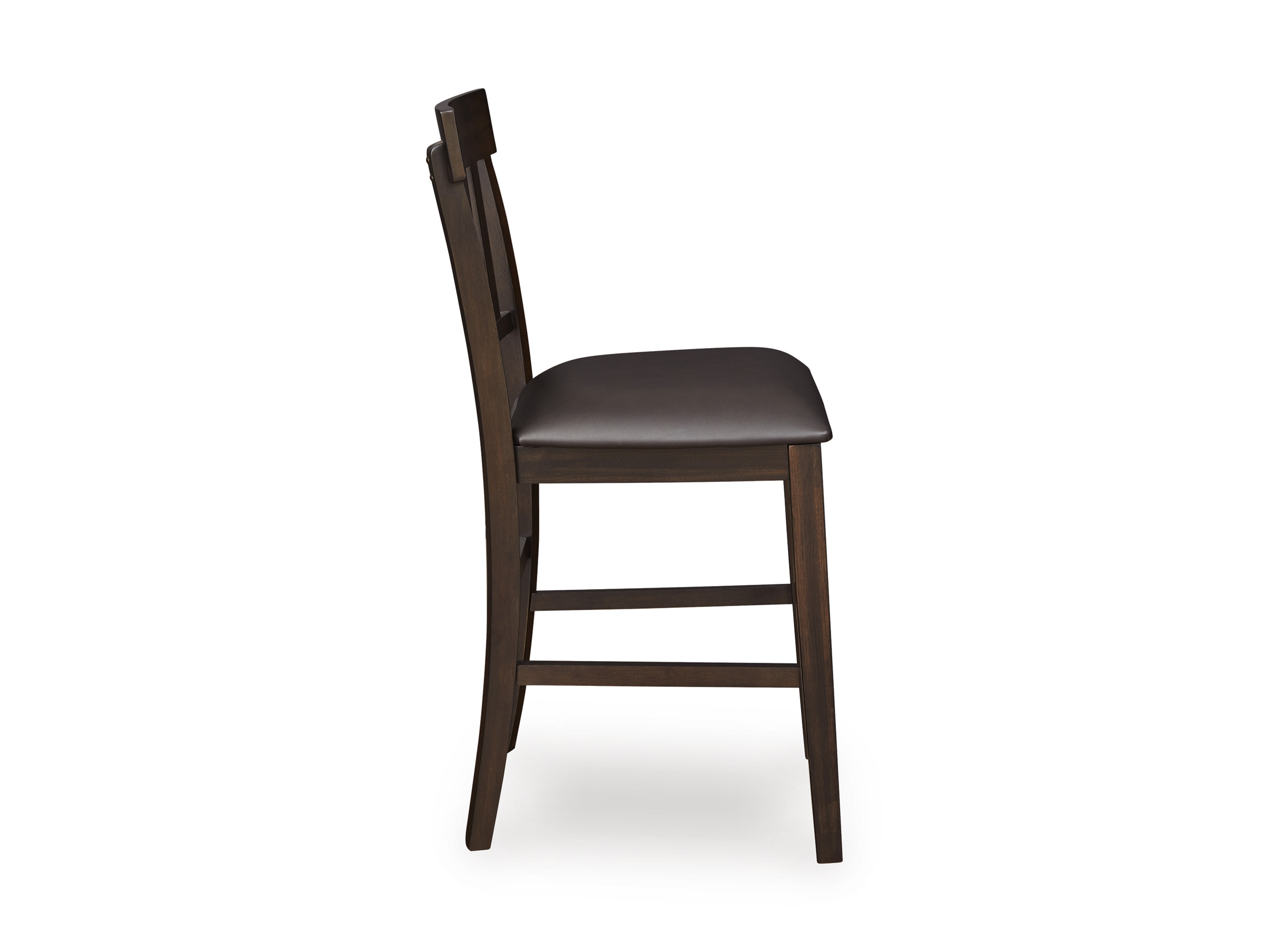 Haddigan Wood/Vinyl Upholstered Barstool