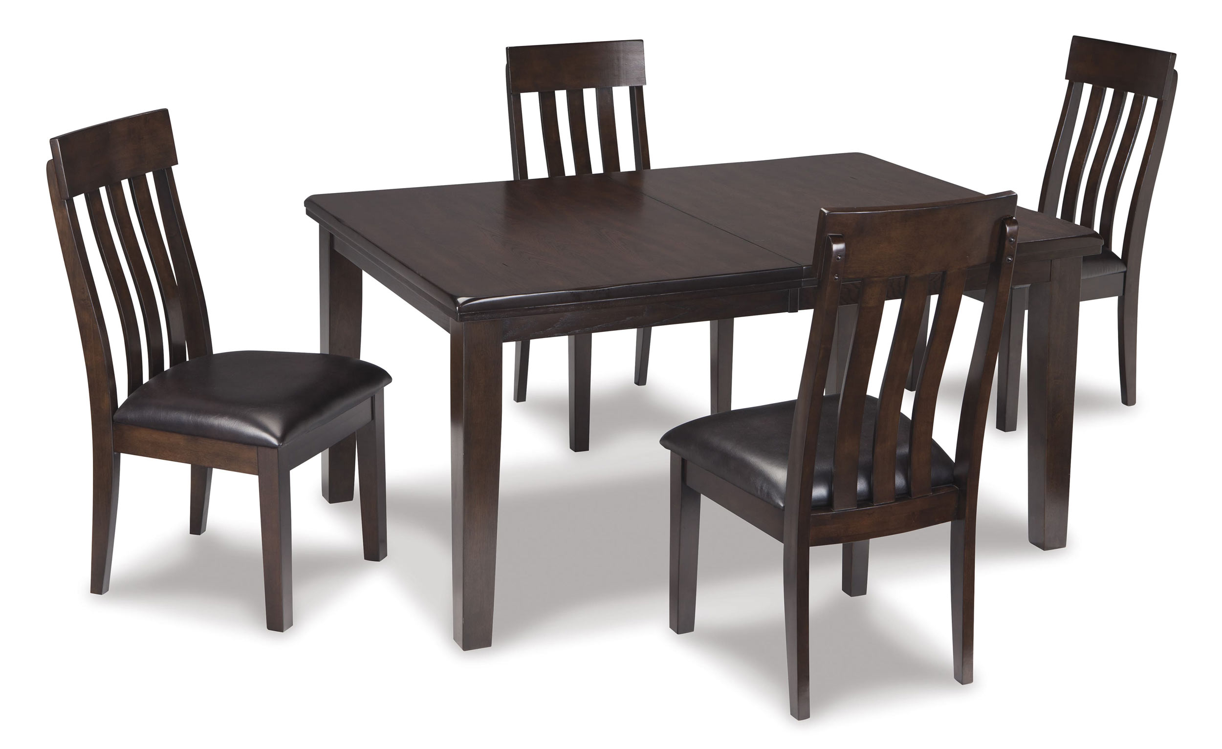 SM Haddigan Wood Rectangular Extendable Dining Table