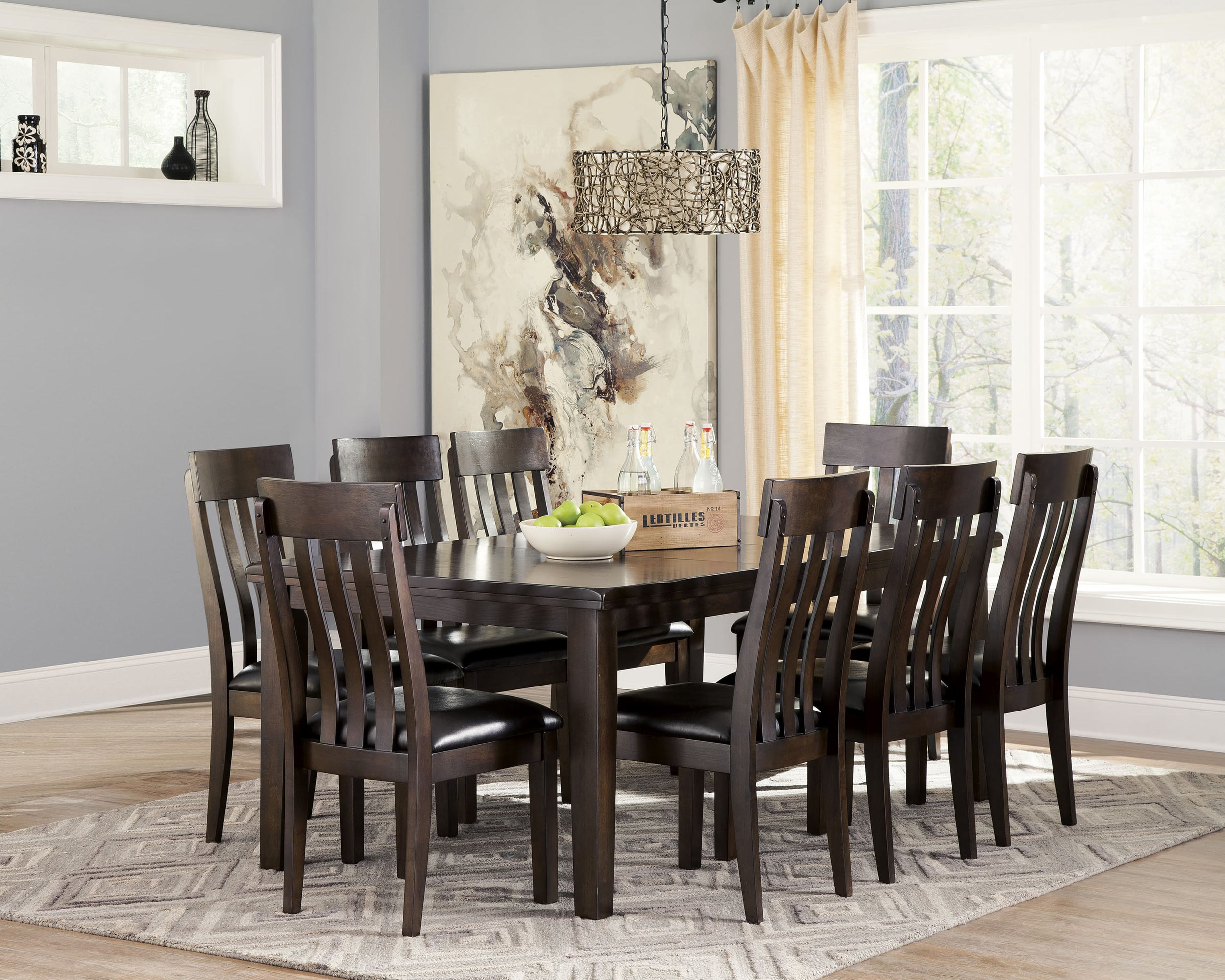 SM Haddigan 5-Piece Wood Extendable Dining Room Set