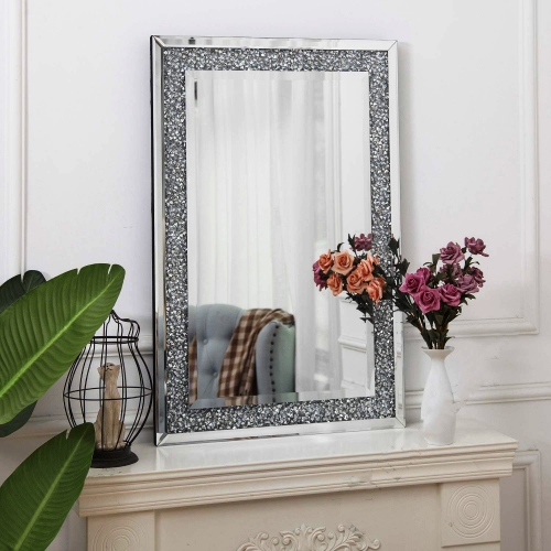 SM Rectangular Wall Mirror w/LED Lighting