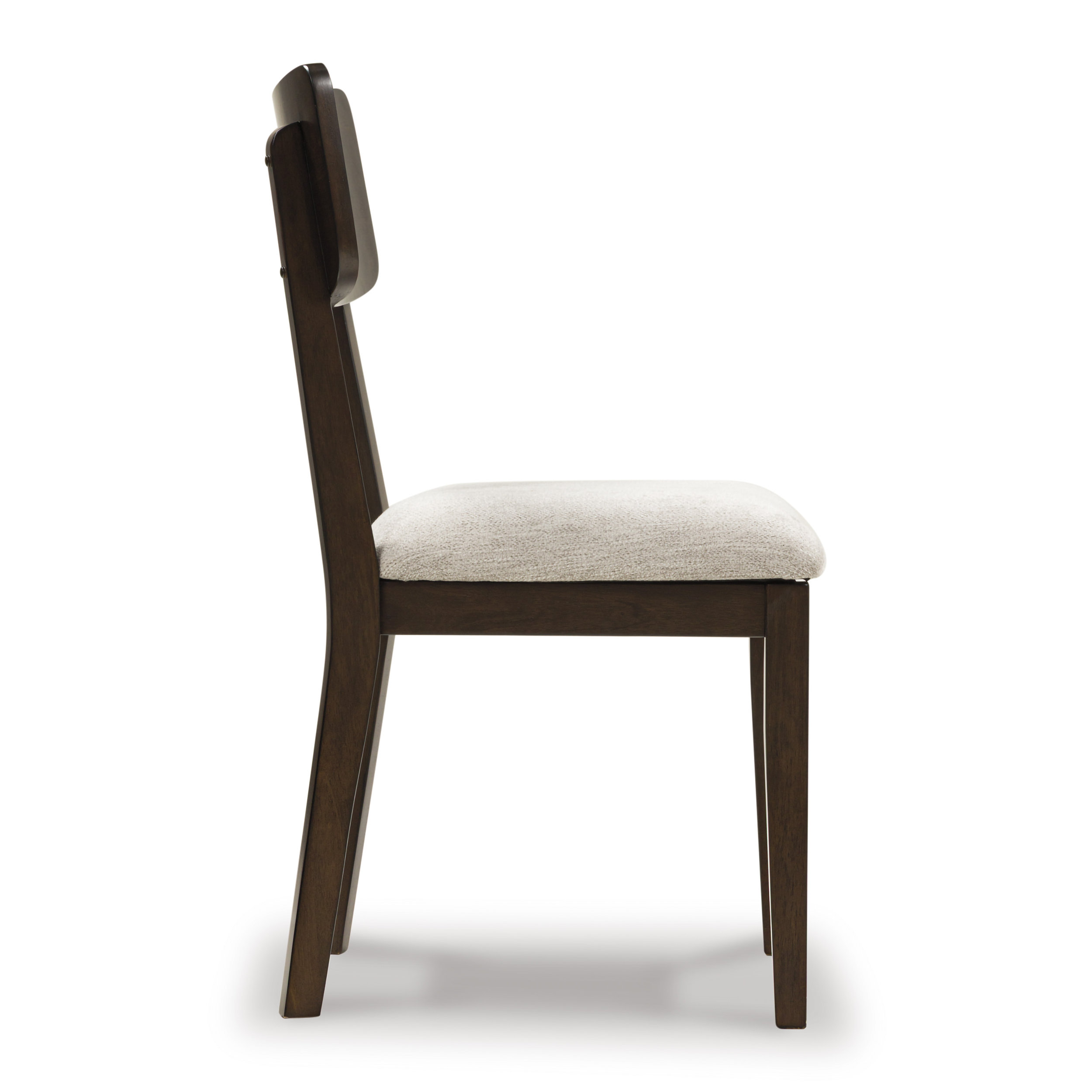Mallenette Dining Side Chair | Merlot Wood & Upholstered