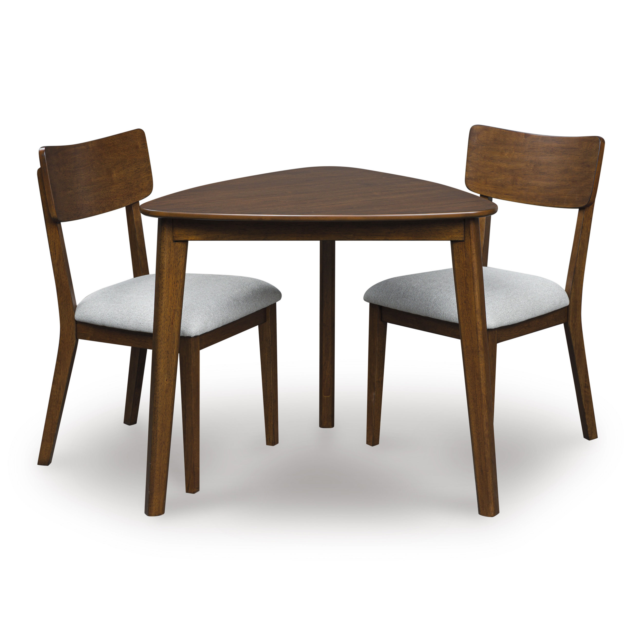 Tameride Upholstered Dining Side Chair | Warm Brown Finish
