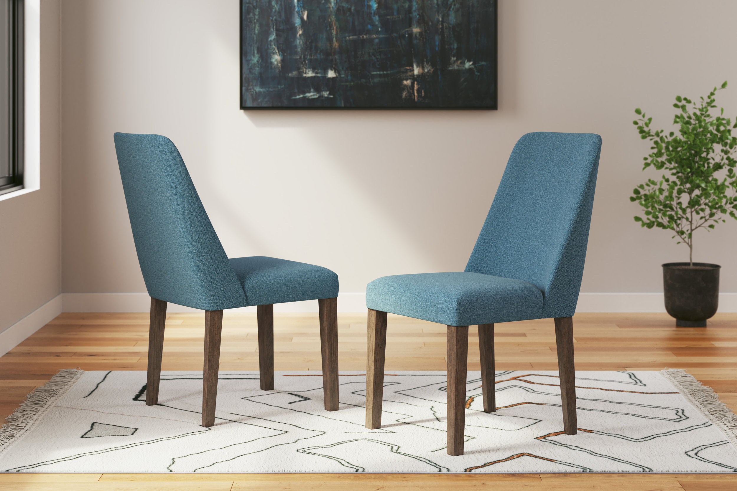 Lyncott Round Wood Dining Set - Dark Brown | Ashley Furniture