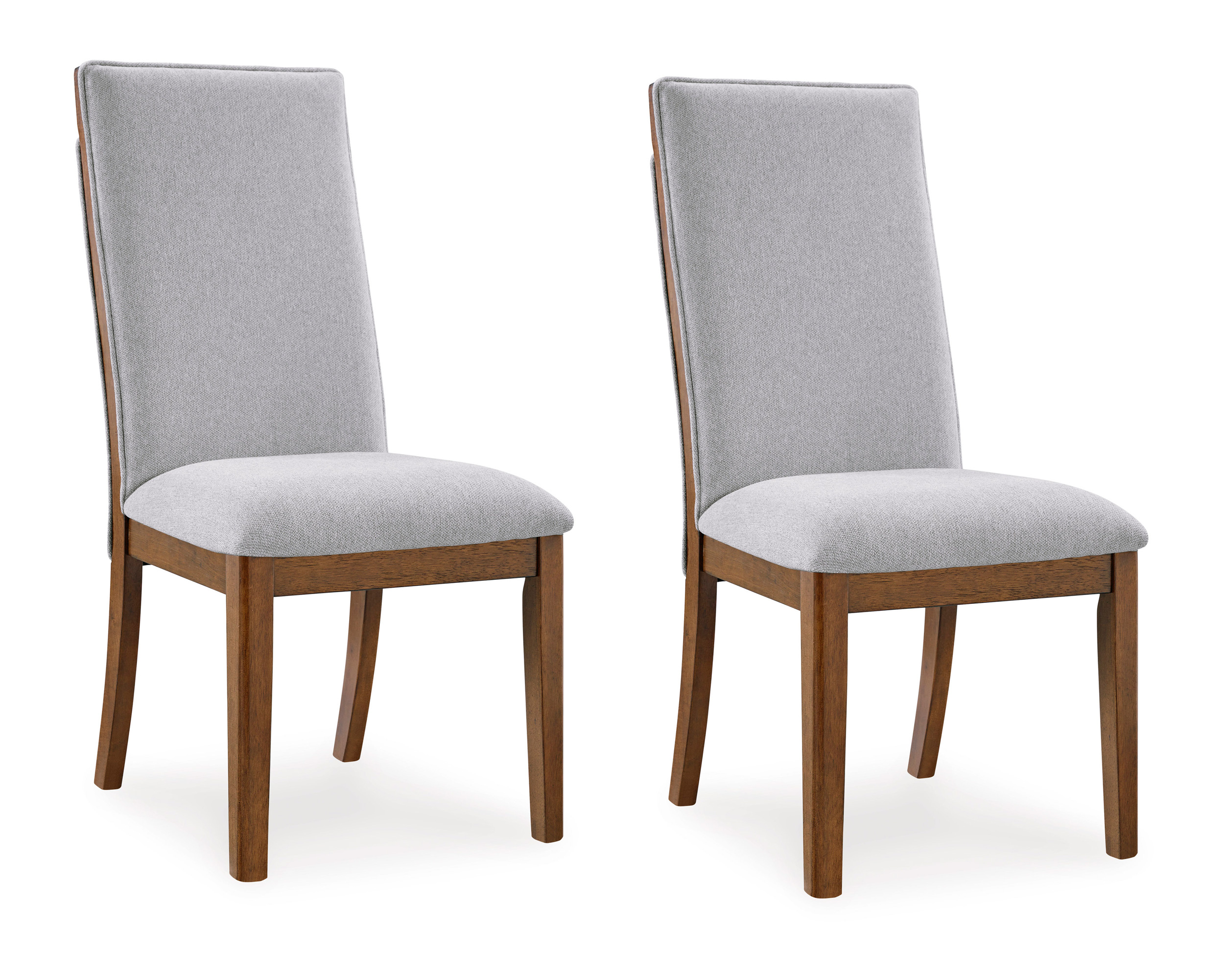 Lyncott Mid-Century Modern Dining Side Chair | Beige & Brown