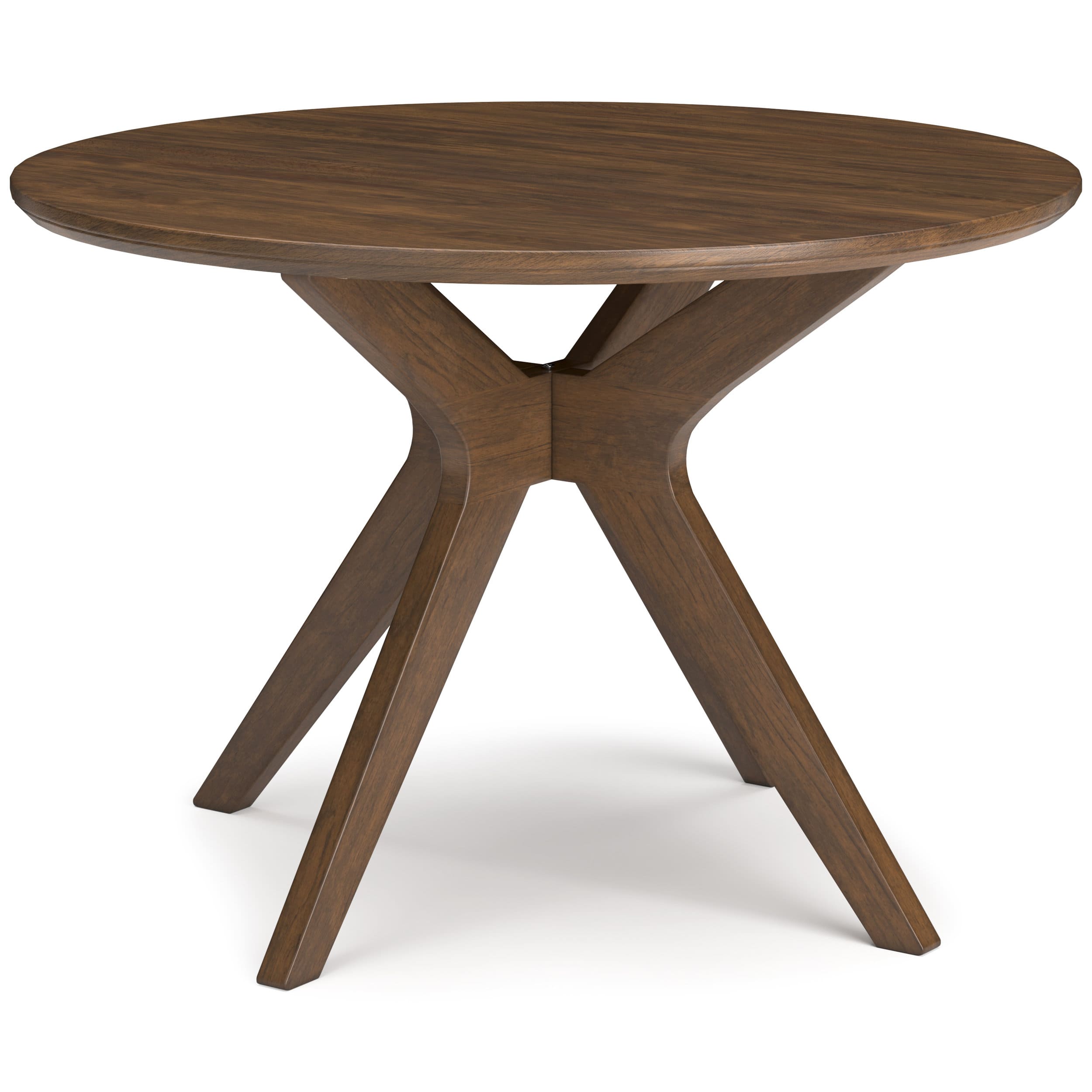 Lyncott Round Wood Dining Set - Dark Brown | Ashley Furniture