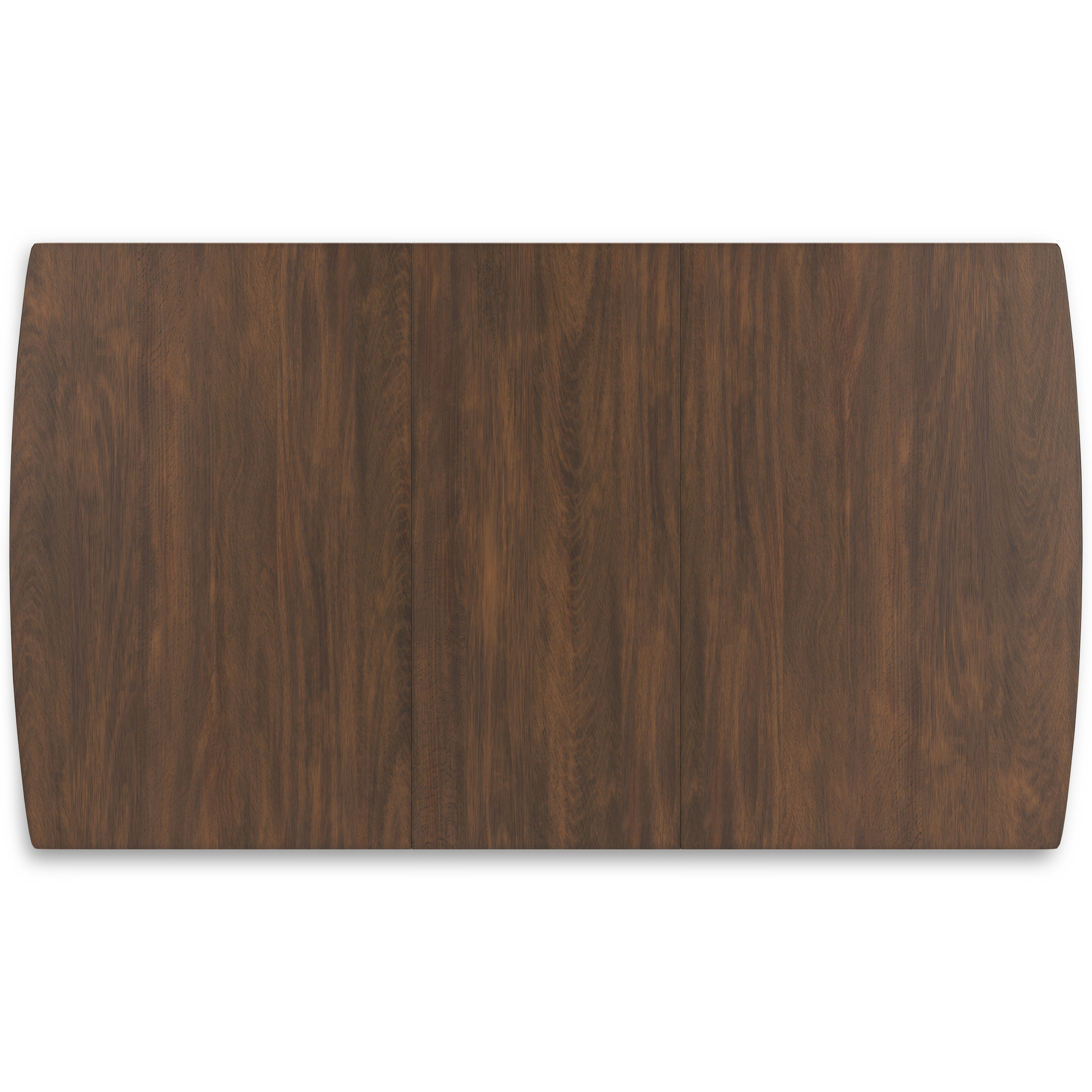 Lyncott Brown Extendable Wood Dining Table with Butterfly Leaf