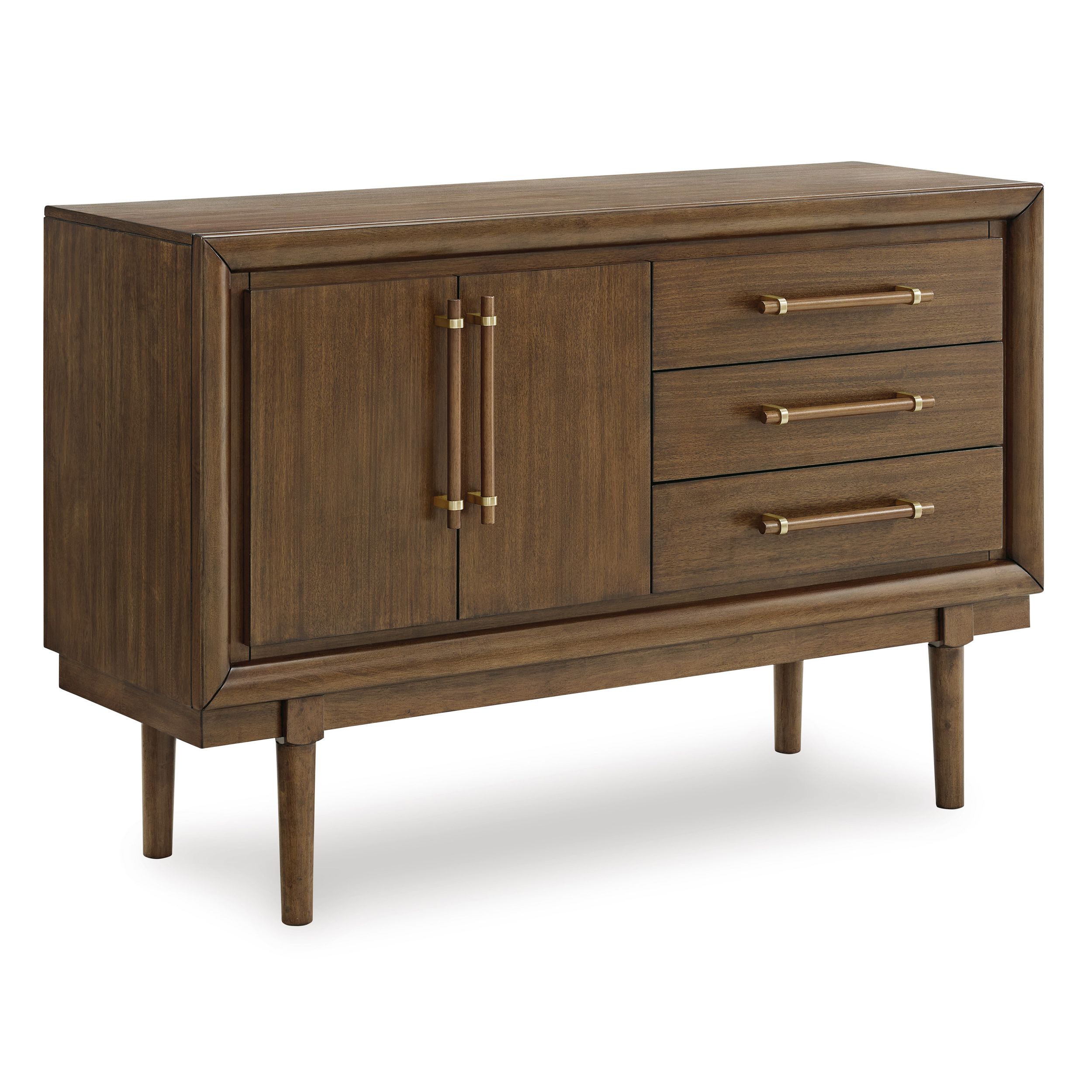 Lyncott Butterfly Extendable Dining Set - Brown | Ashley