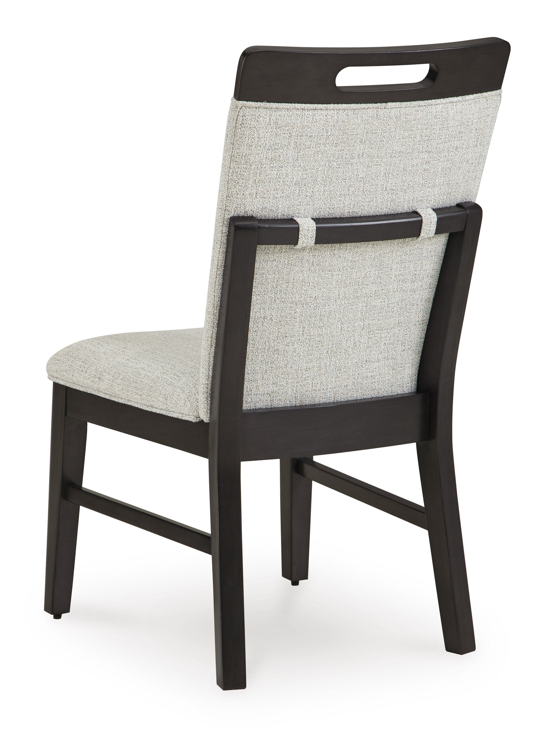 Neymorton Performance Fabric Dining Side Chair | Gray & Brown