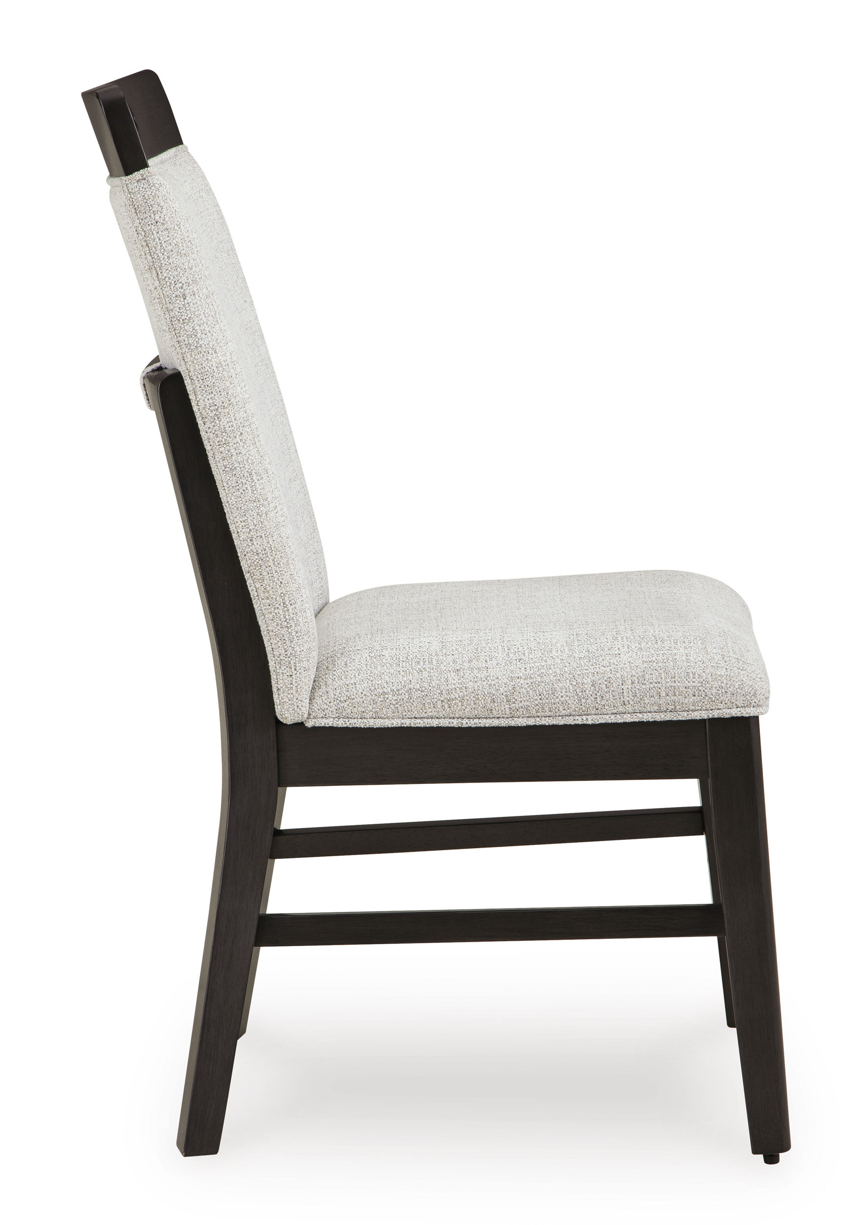 Neymorton Performance Fabric Dining Side Chair | Gray & Brown