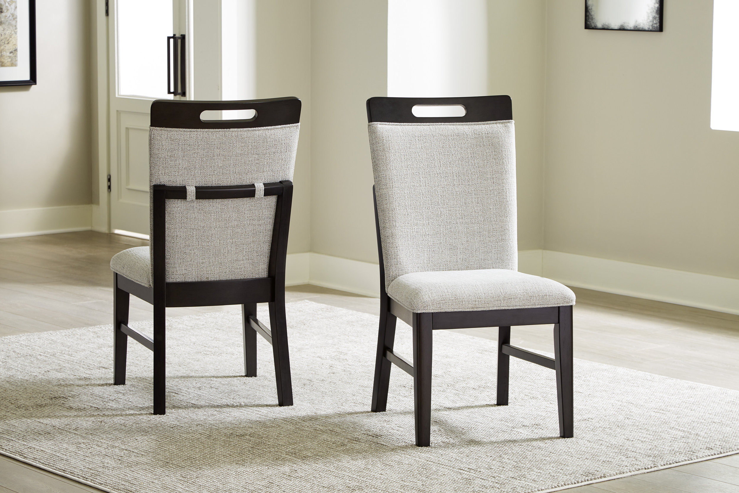 Neymorton Butterfly Extendable Dining Set - Dark Brown | Ashley