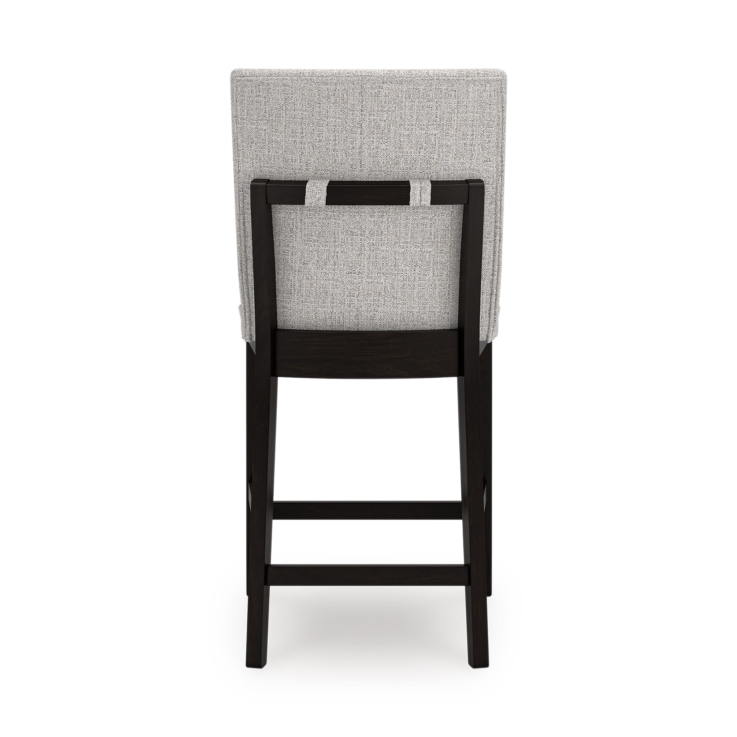 Neymorton Wood Barstool - Gray Upholstered 30" Stool | Sohomod