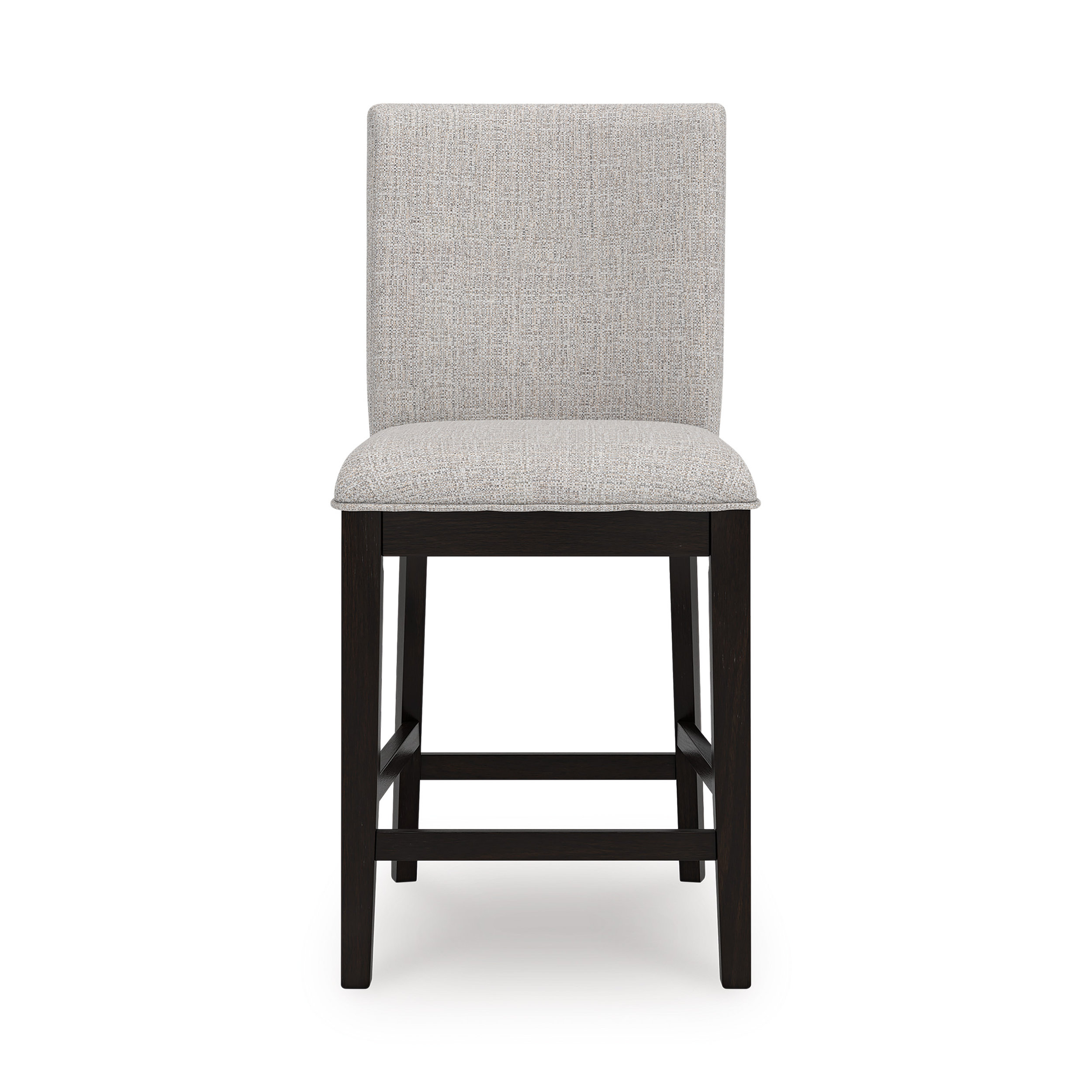 Neymorton Wood Barstool - Gray Upholstered 30" Stool | Sohomod
