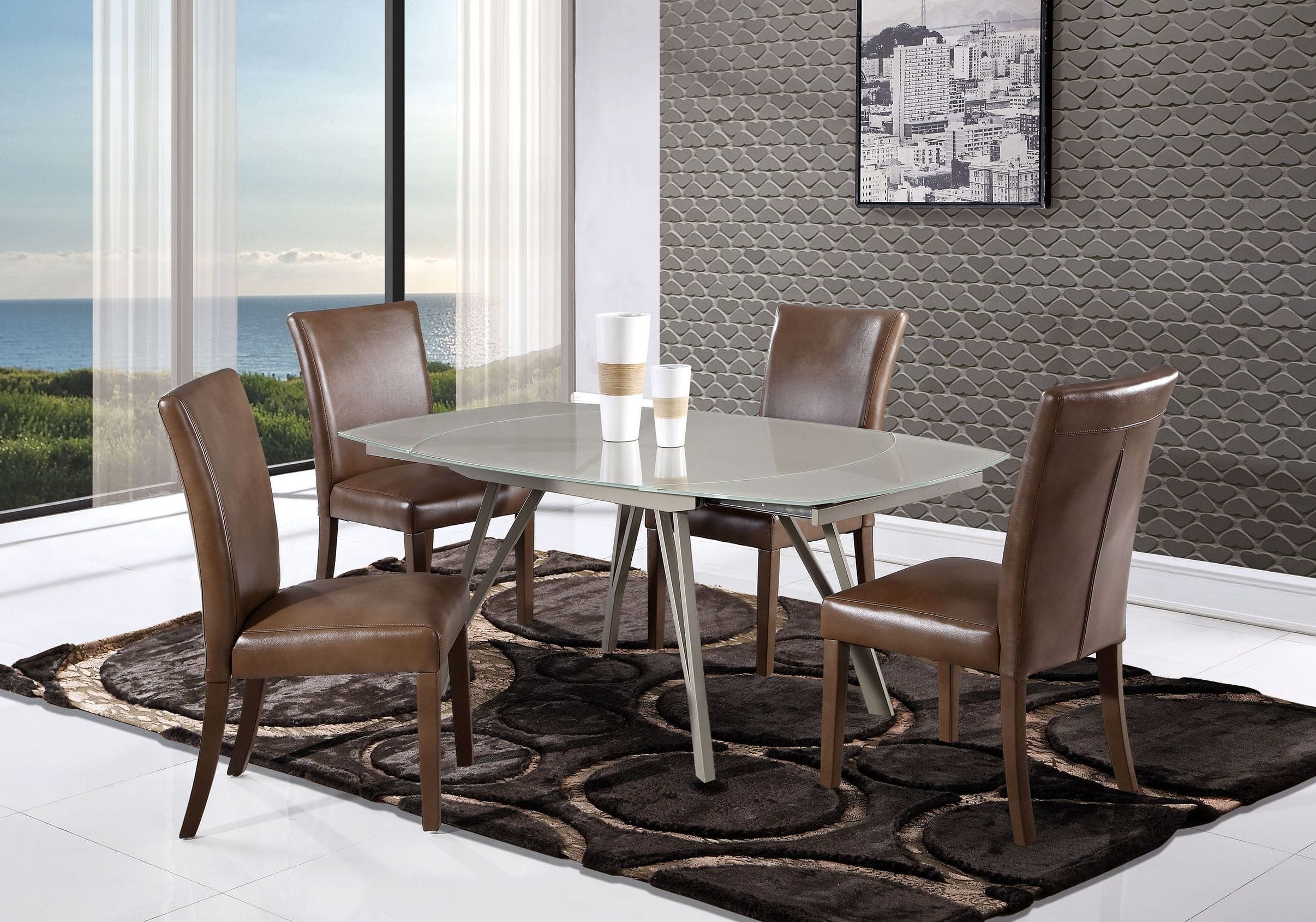 D6188 Leatherette Dining Chair