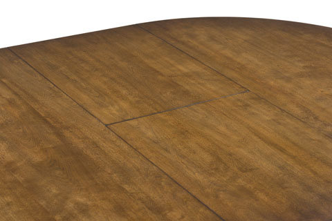 Clorazi Oval Butterfly Extendable Dining Room Set | Black & Brown