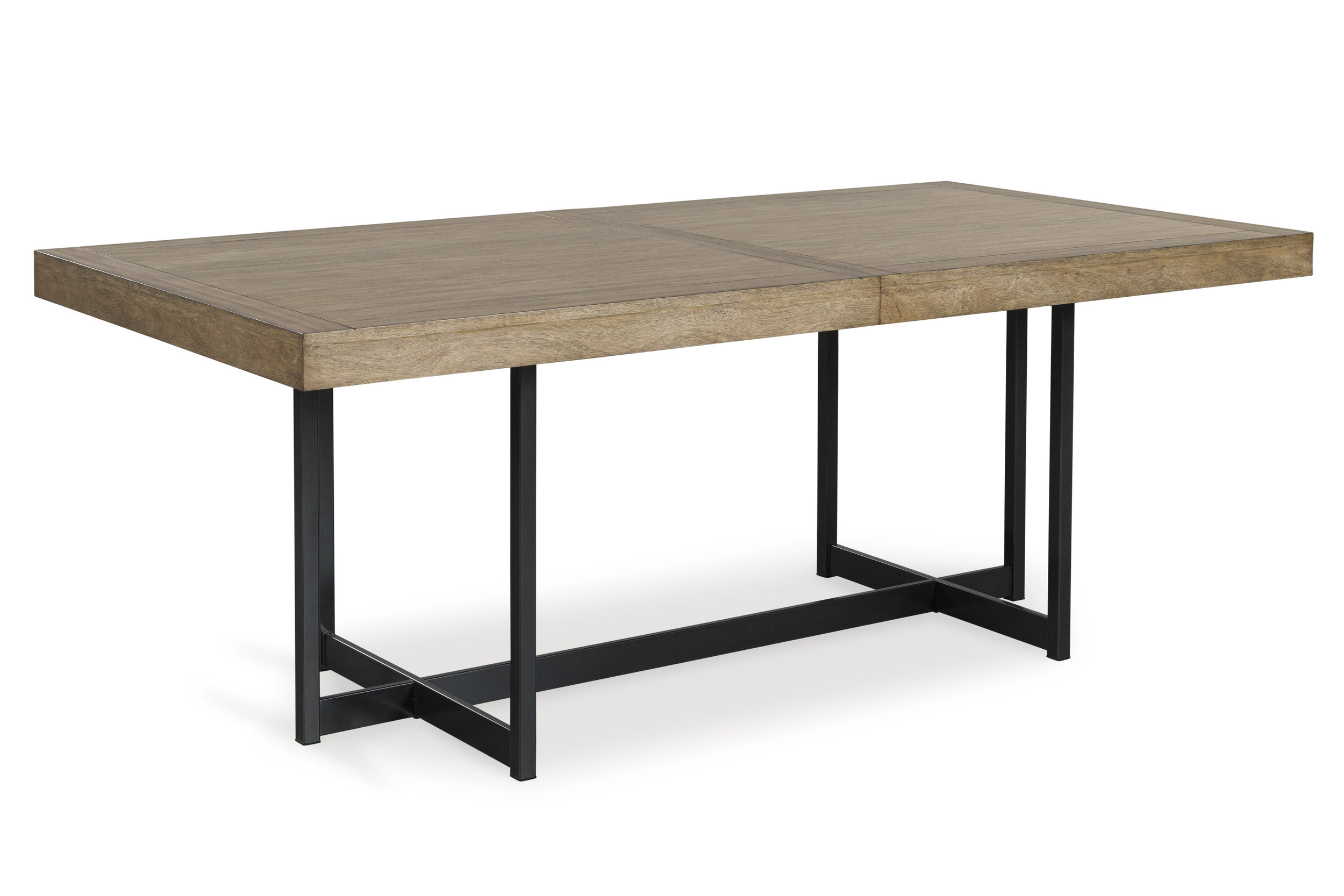 Tomtyn Extendable Dining Set - Light Brown & Metal | Ashley