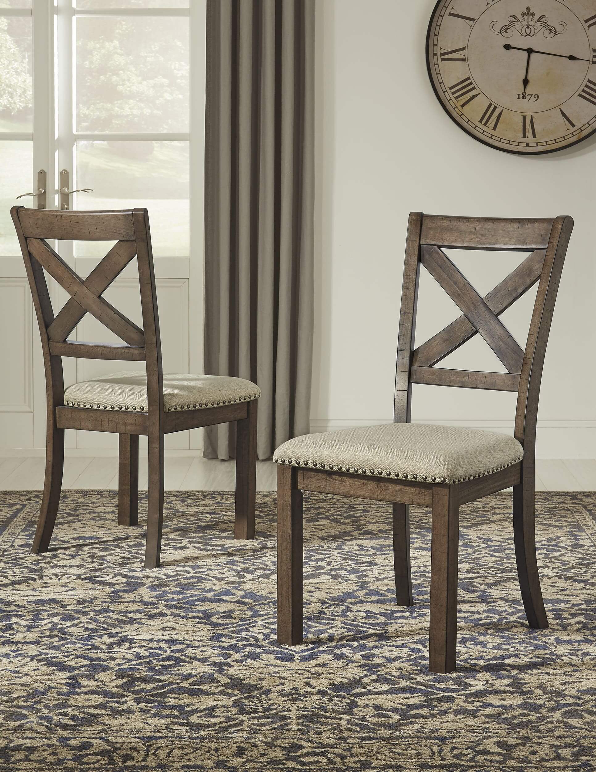 SM Moriville Polyester/Wood Dining Side Chair