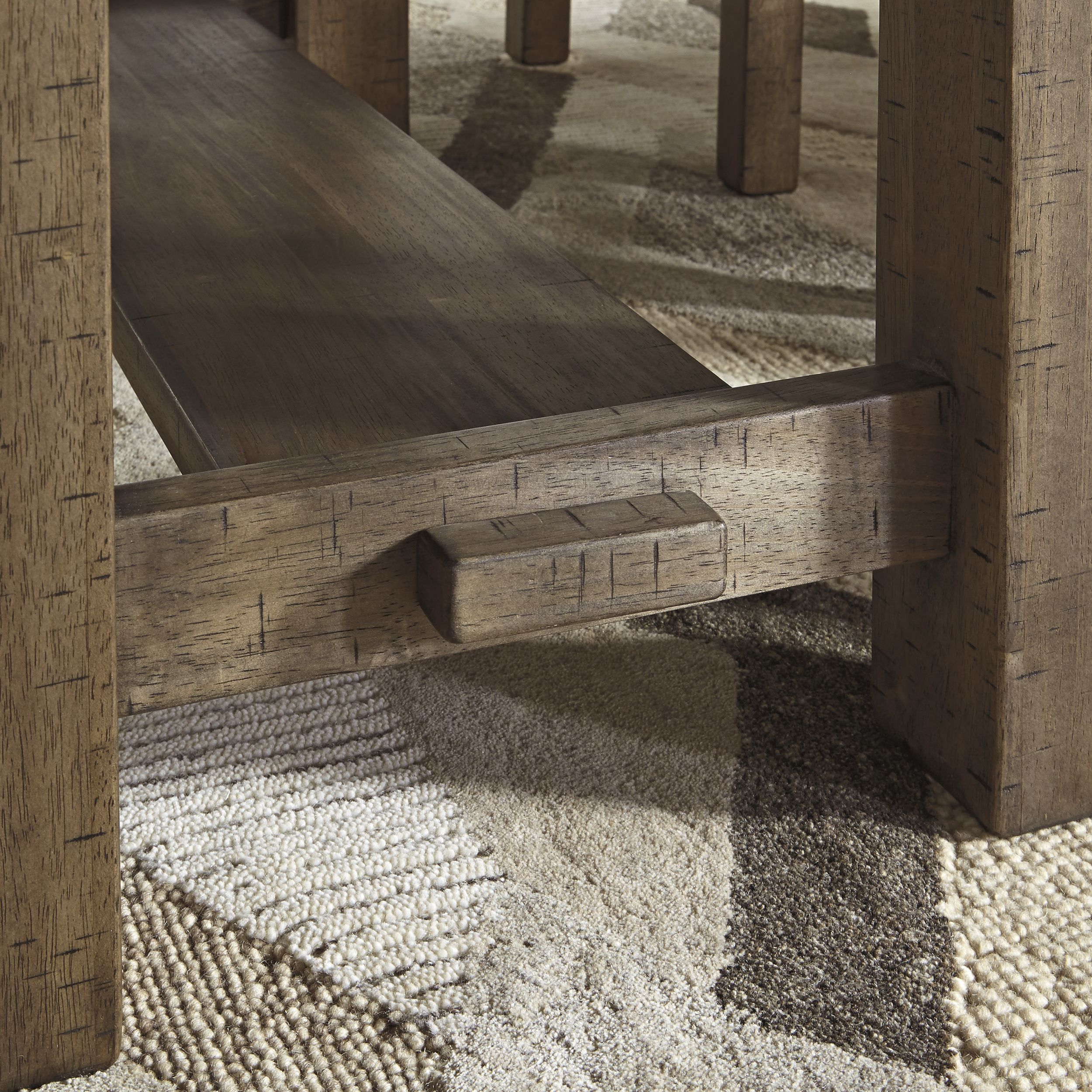 Moriville Extendable Counter Height Dining Table | Gray Brown