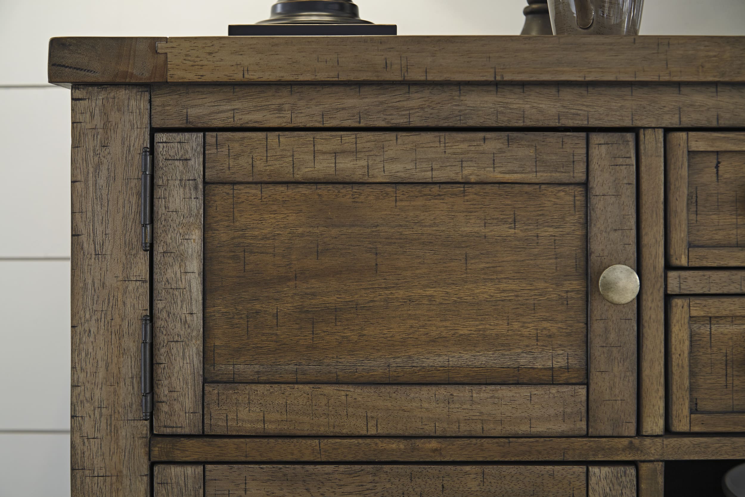 SM Moriville Wood Server w/4 Doors, 2 Drawers & 1 Shelf