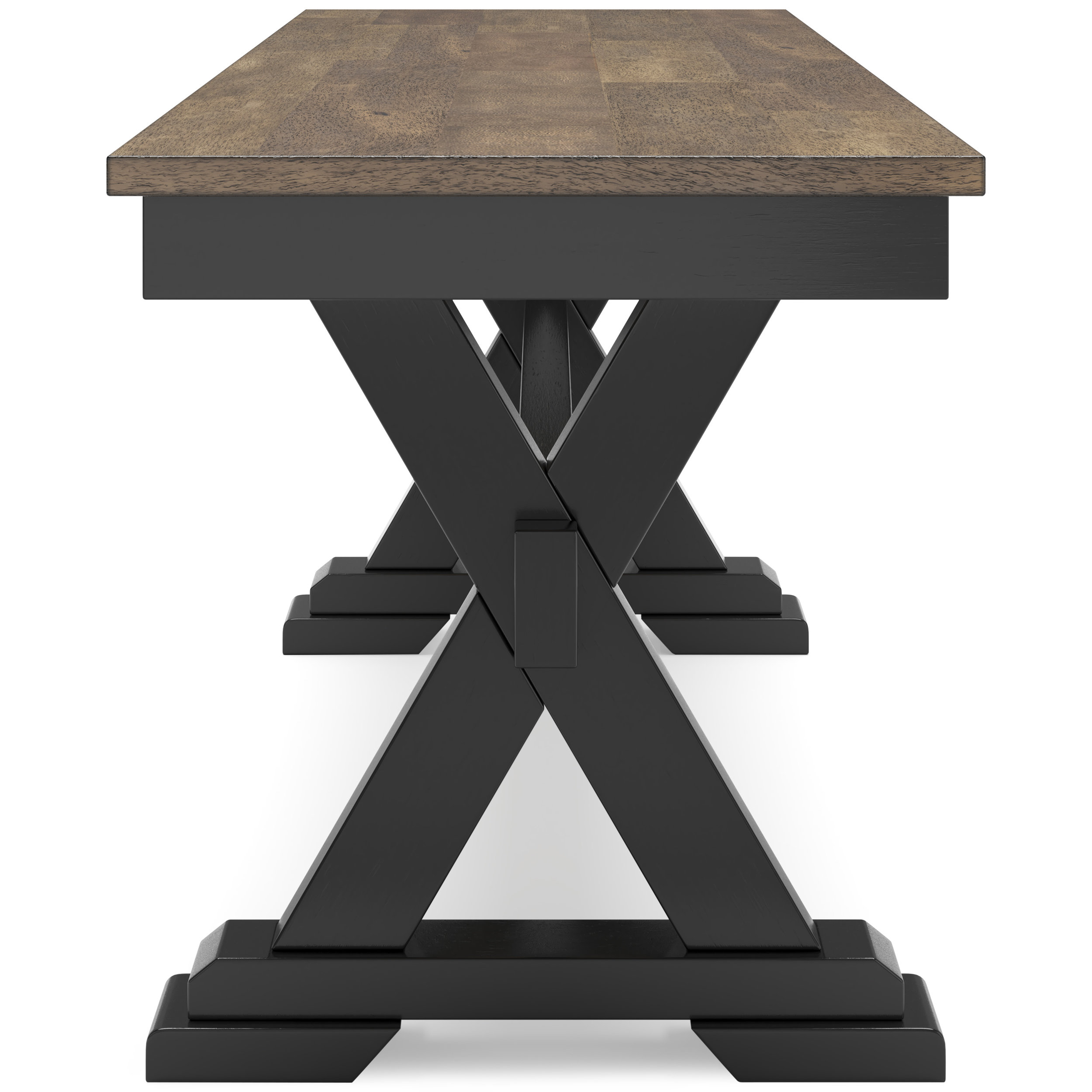 Wildenauer Dining Bench | Two-Tone Farmhouse Seating