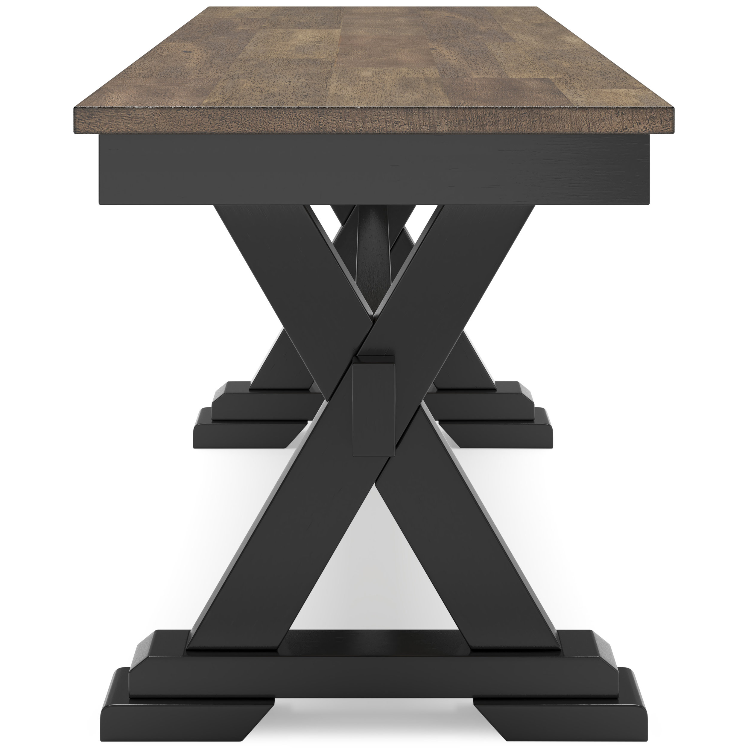 Wildenauer Dining Bench | Two-Tone Farmhouse Seating