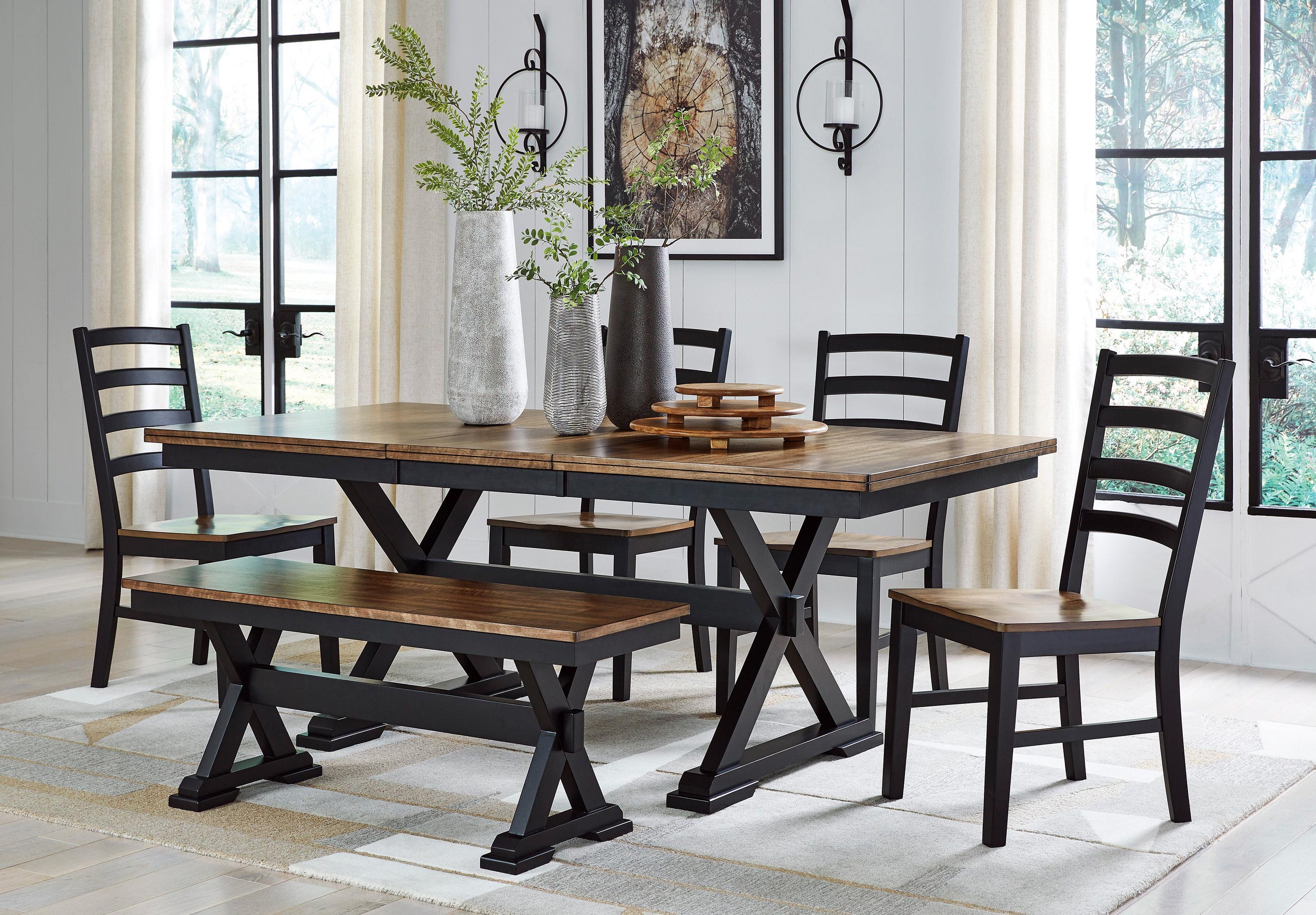 Wildenauer Wood Extendable Dining Table - Seats 8