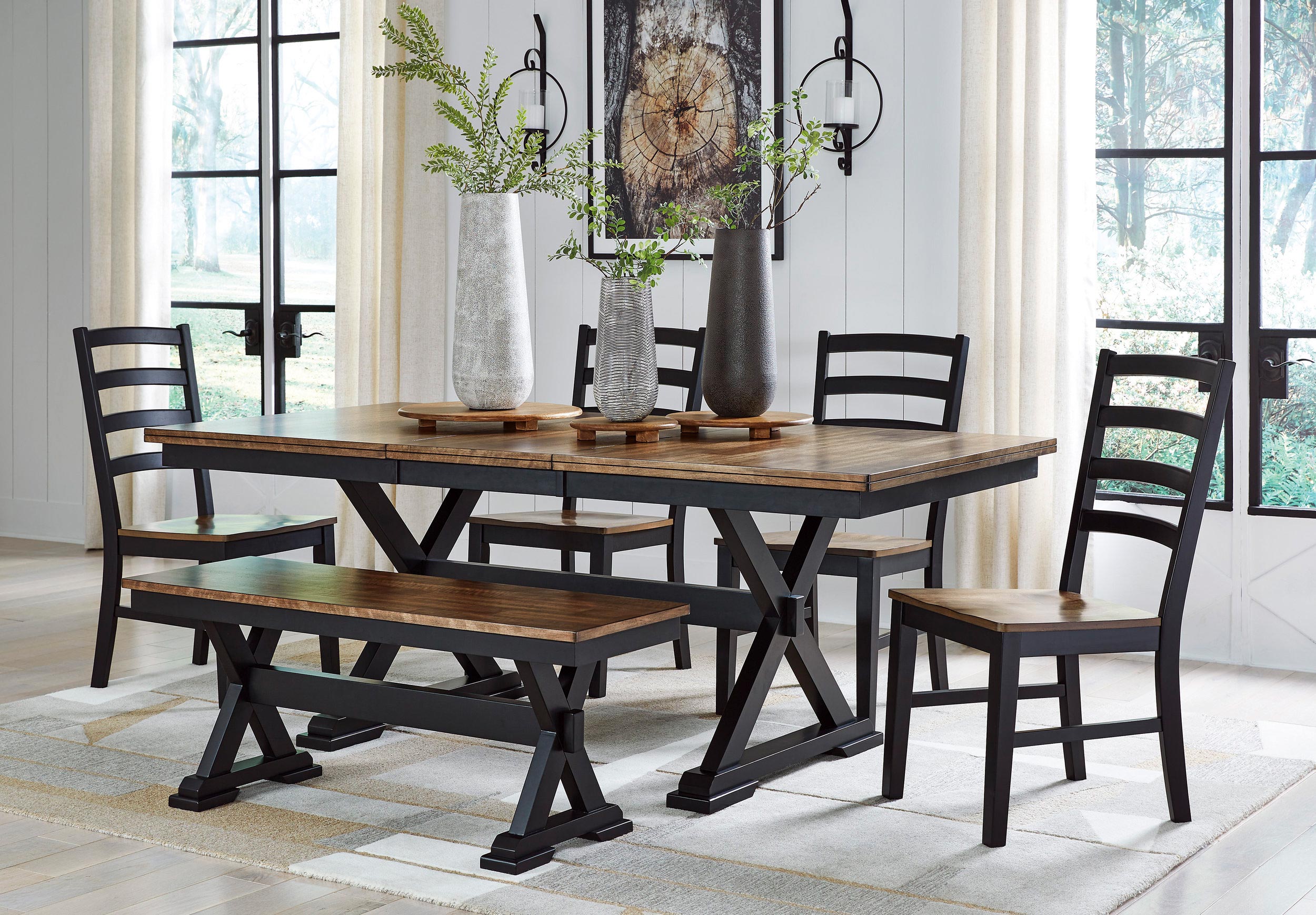 Wildenauer Wood Extendable Dining Table - Seats 8