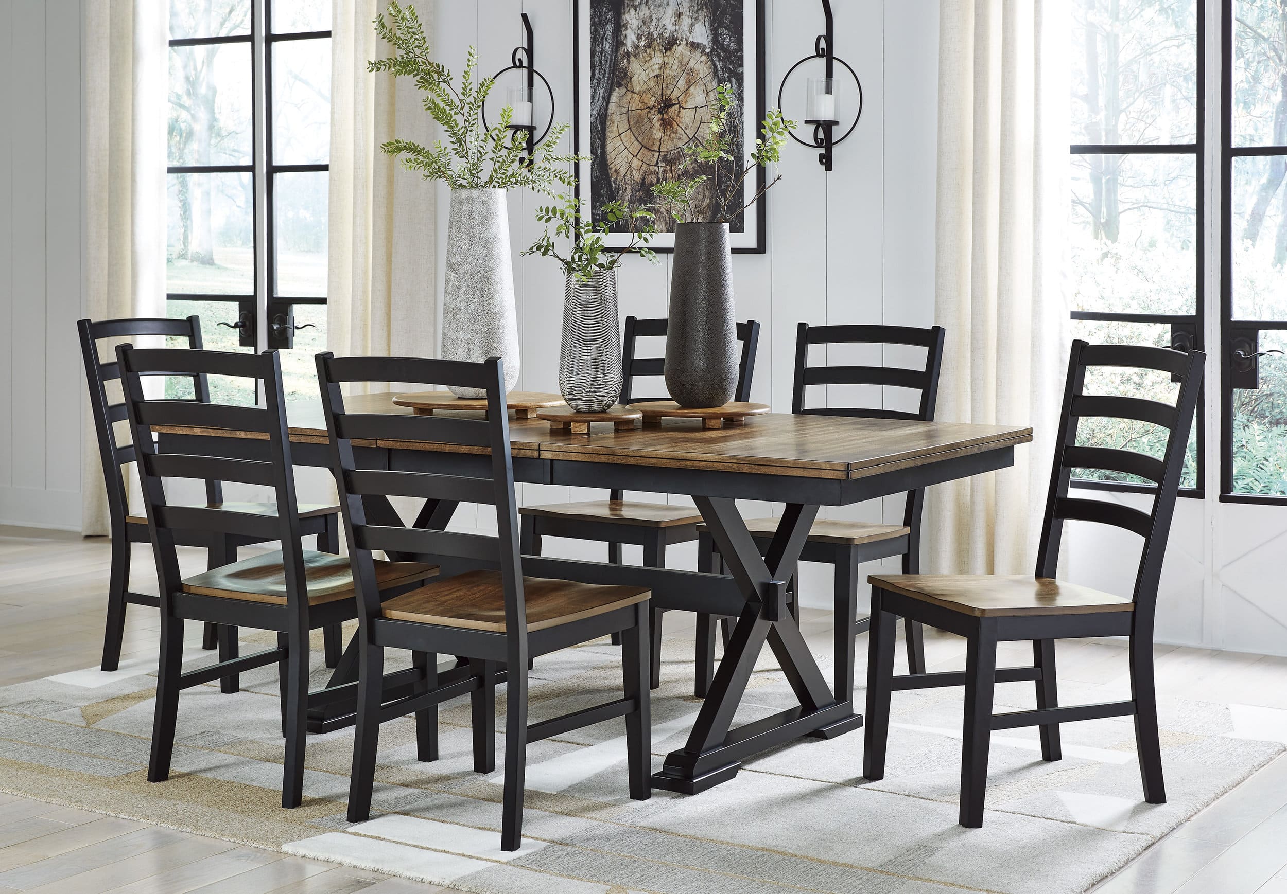 Wildenauer Wood Extendable Dining Table - Seats 8
