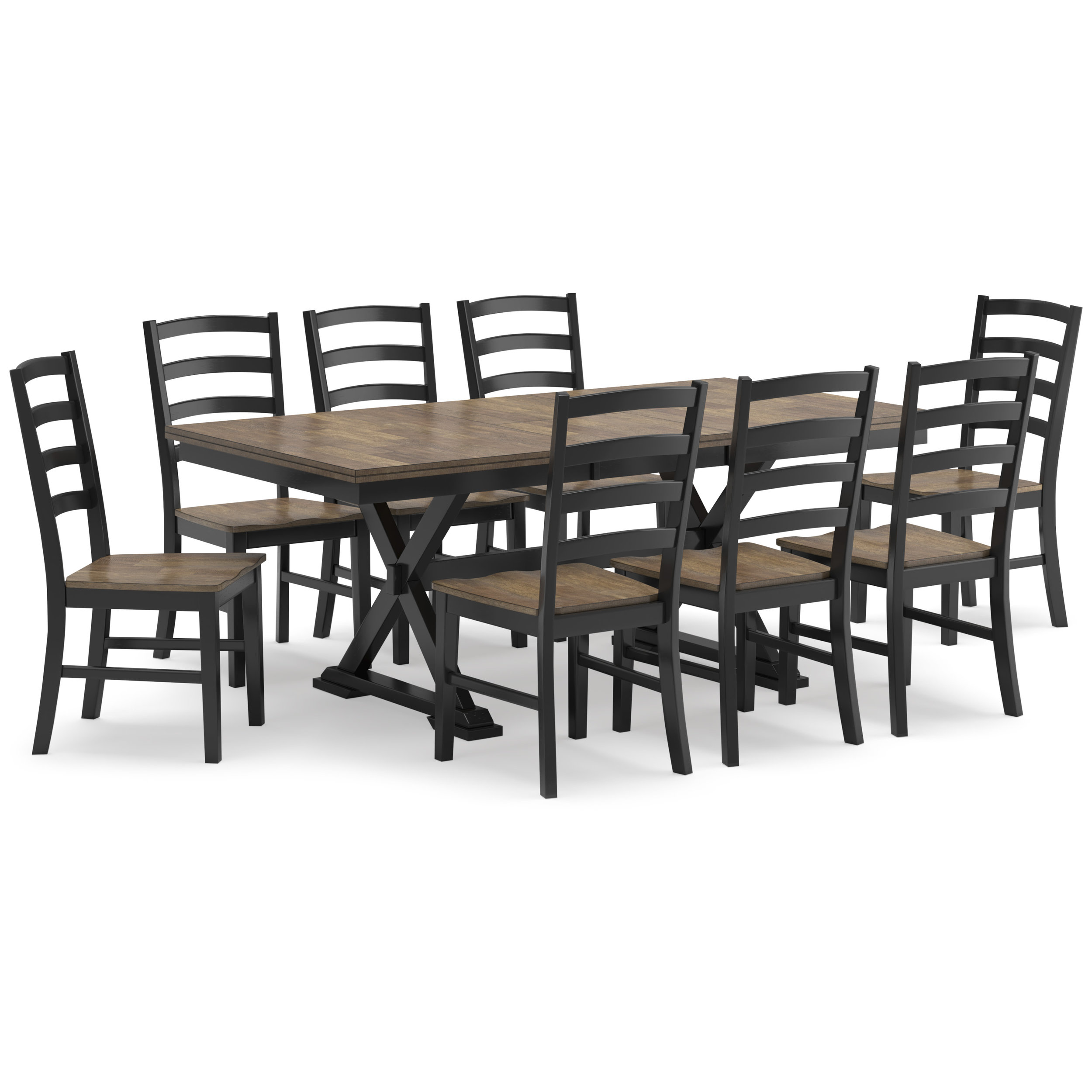 Wildenauer Wood Extendable Dining Table - Seats 8